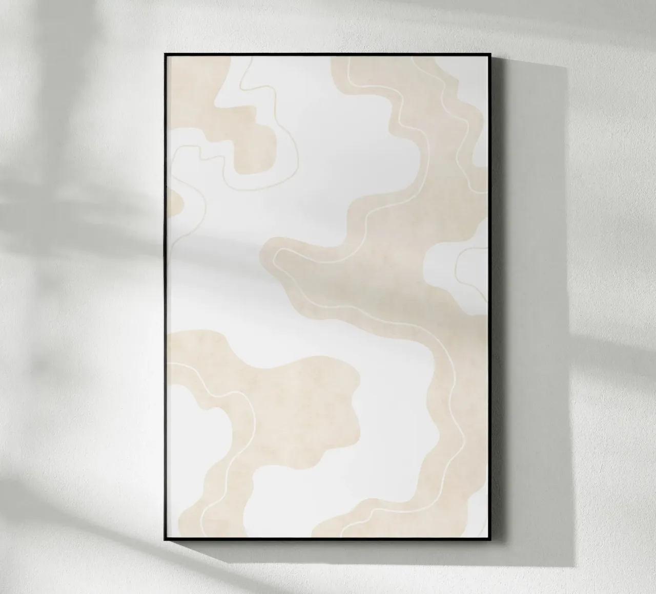 Beige Pool Shapes plexiglass da Natural Landscapes by Palmartprints