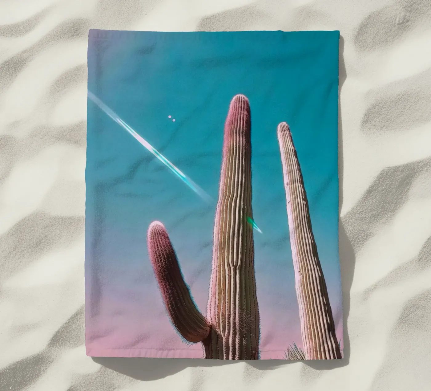 47 strandhanddoek van Pink California | Affiches & Posters