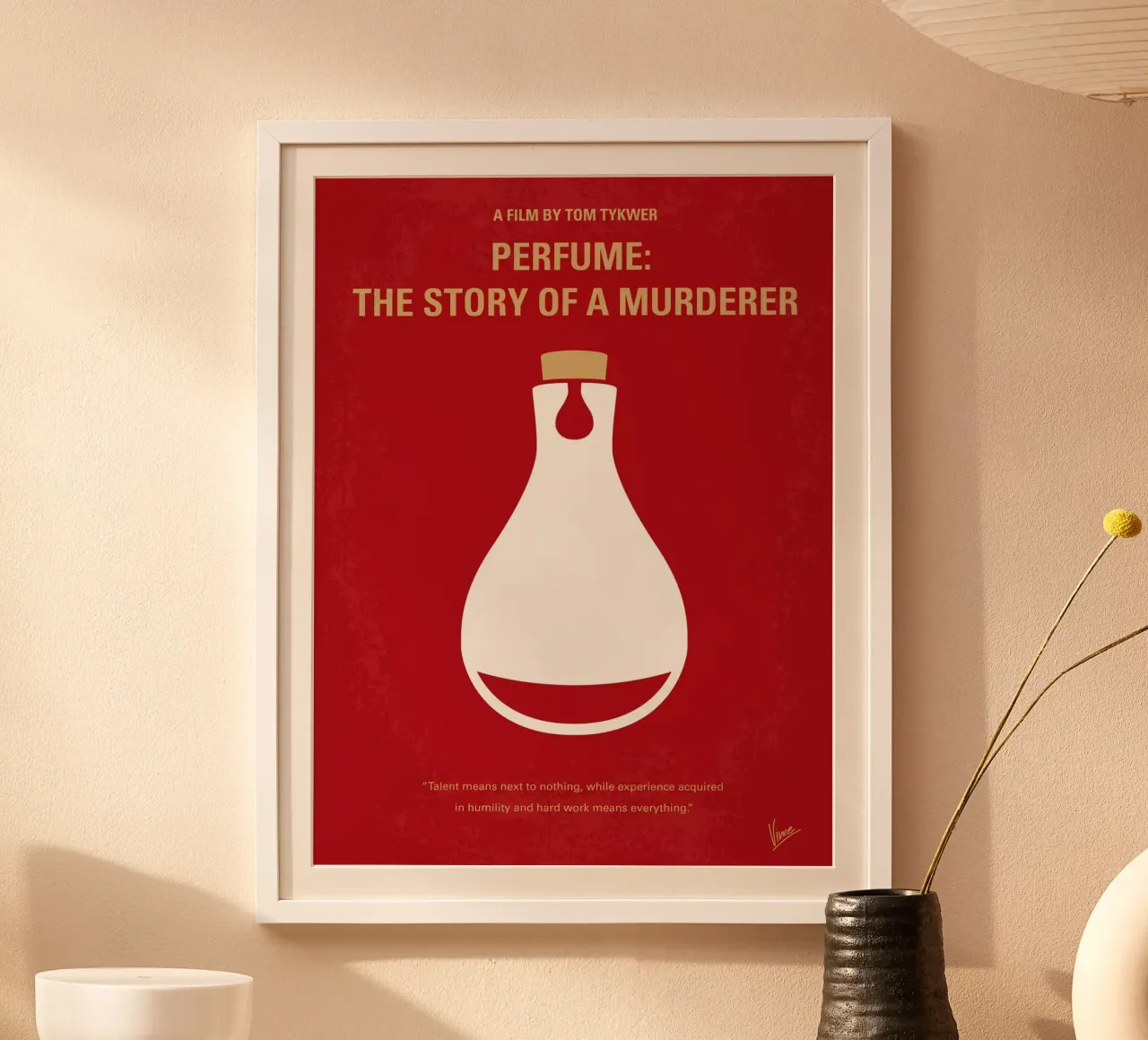 No194 My Perfume The Story of a Murderer minimal movie poste carta hahnemühle da Chungkong