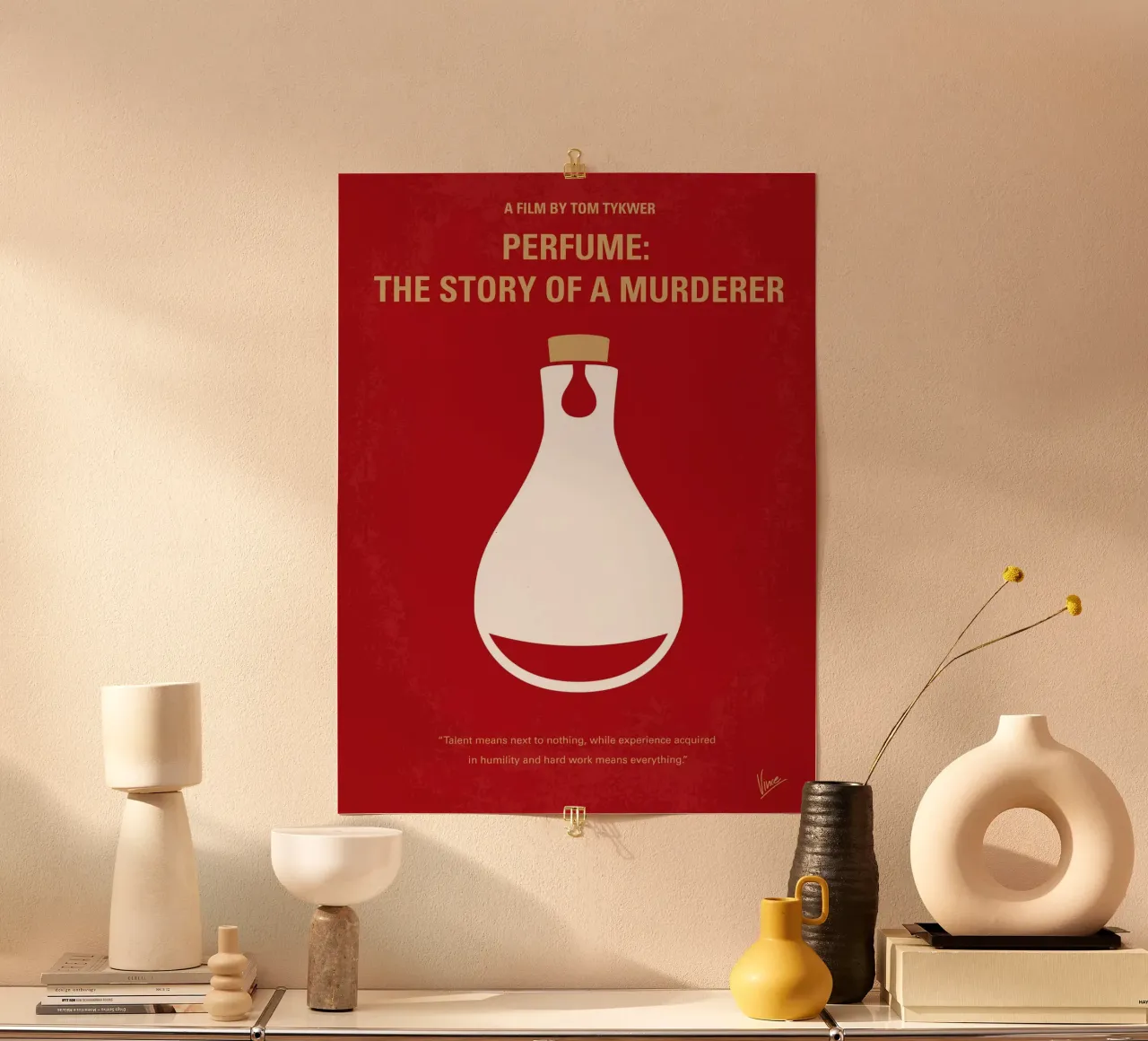 No194 My Perfume The Story of a Murderer minimal movie poste carta hahnemühle da Chungkong