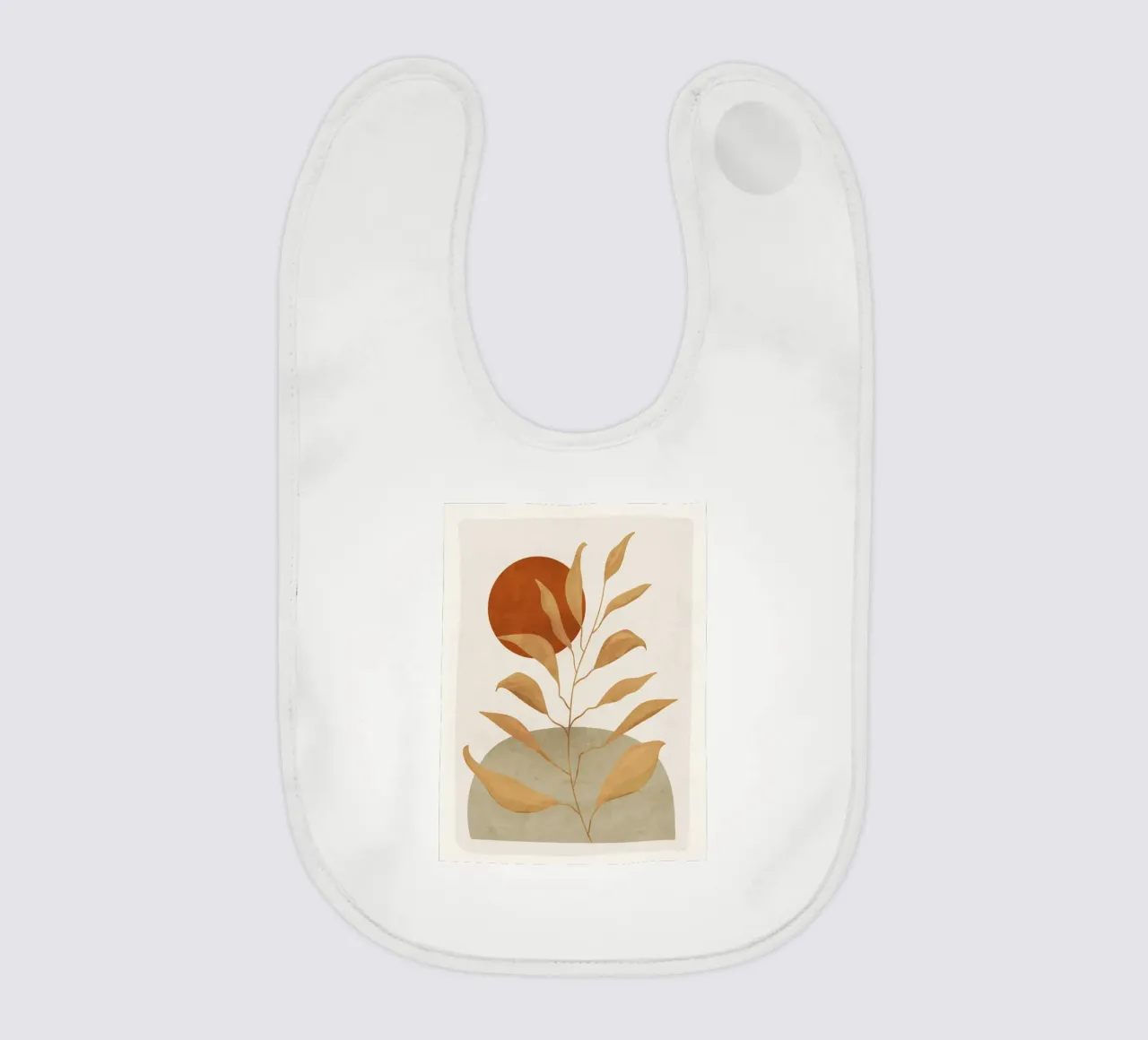 Plant and Sun baby bib by ThingDesign