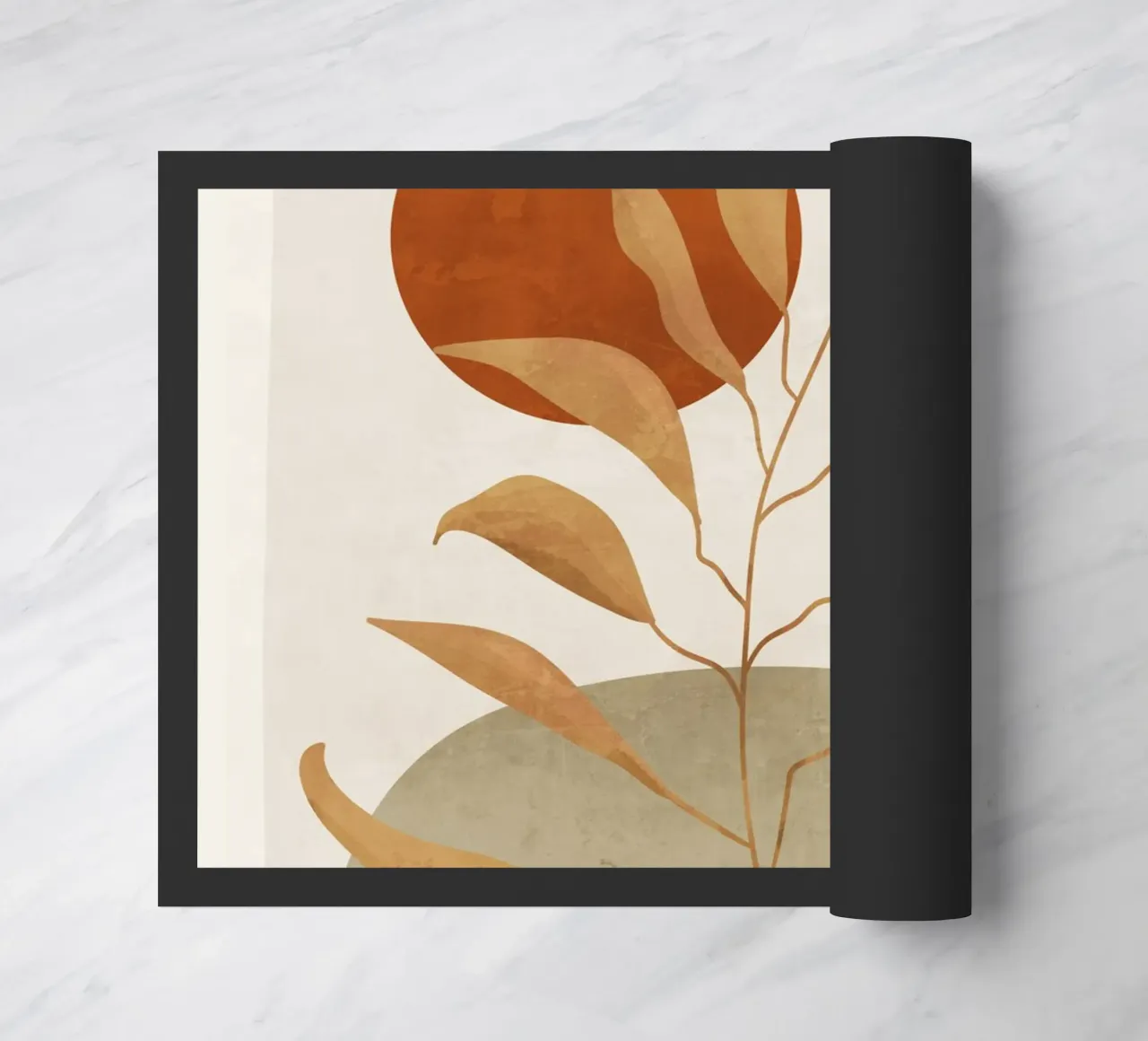 Plant en zon deurmat van ThingDesign