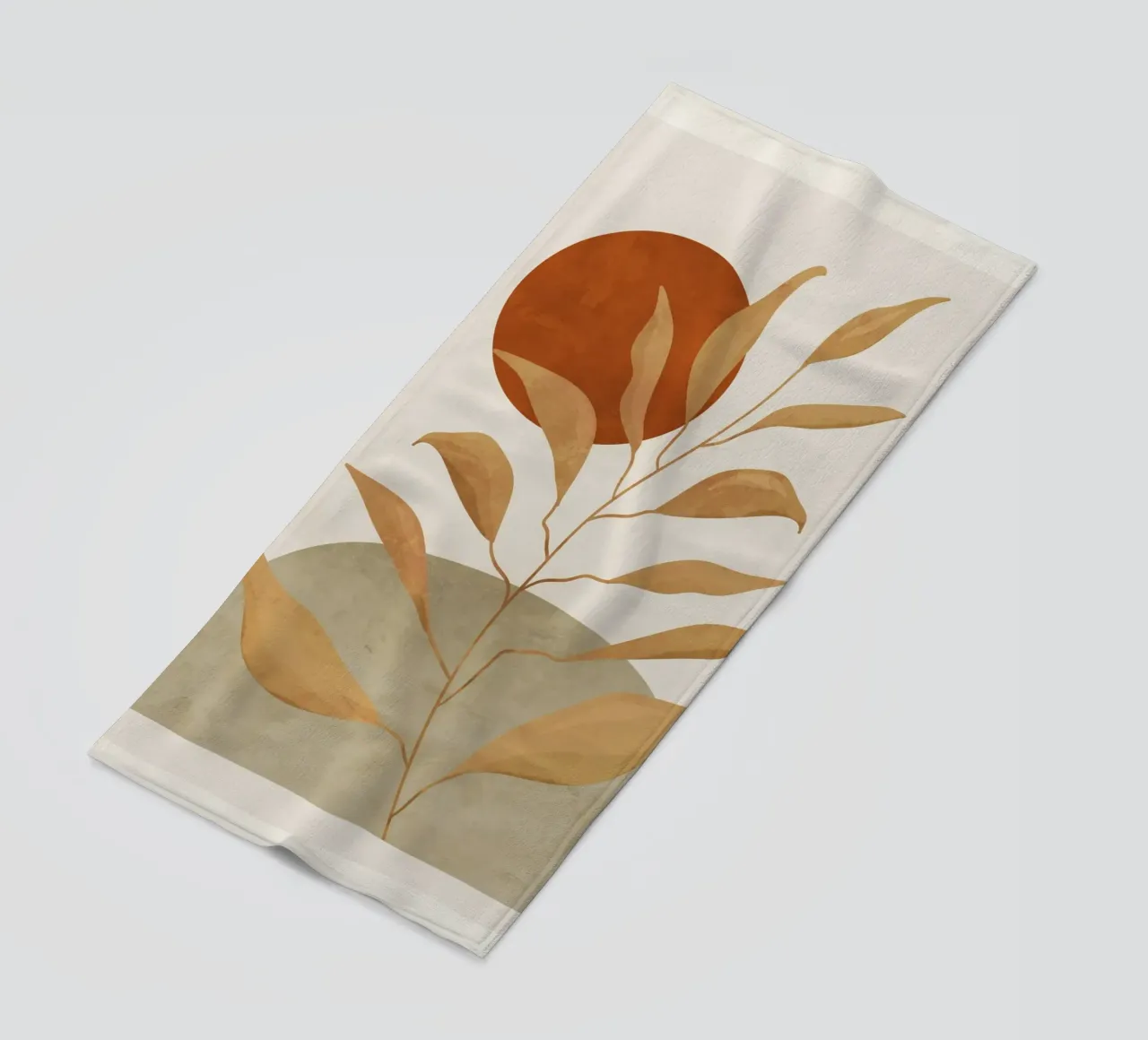 Pianta e Sole telo mare da ThingDesign