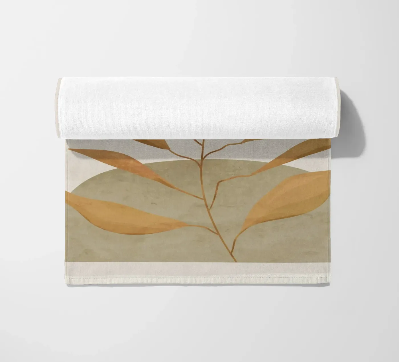 Plant en zon strandhanddoek van ThingDesign