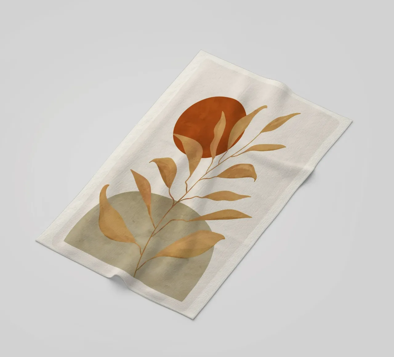 Pianta e Sole telo mare da ThingDesign