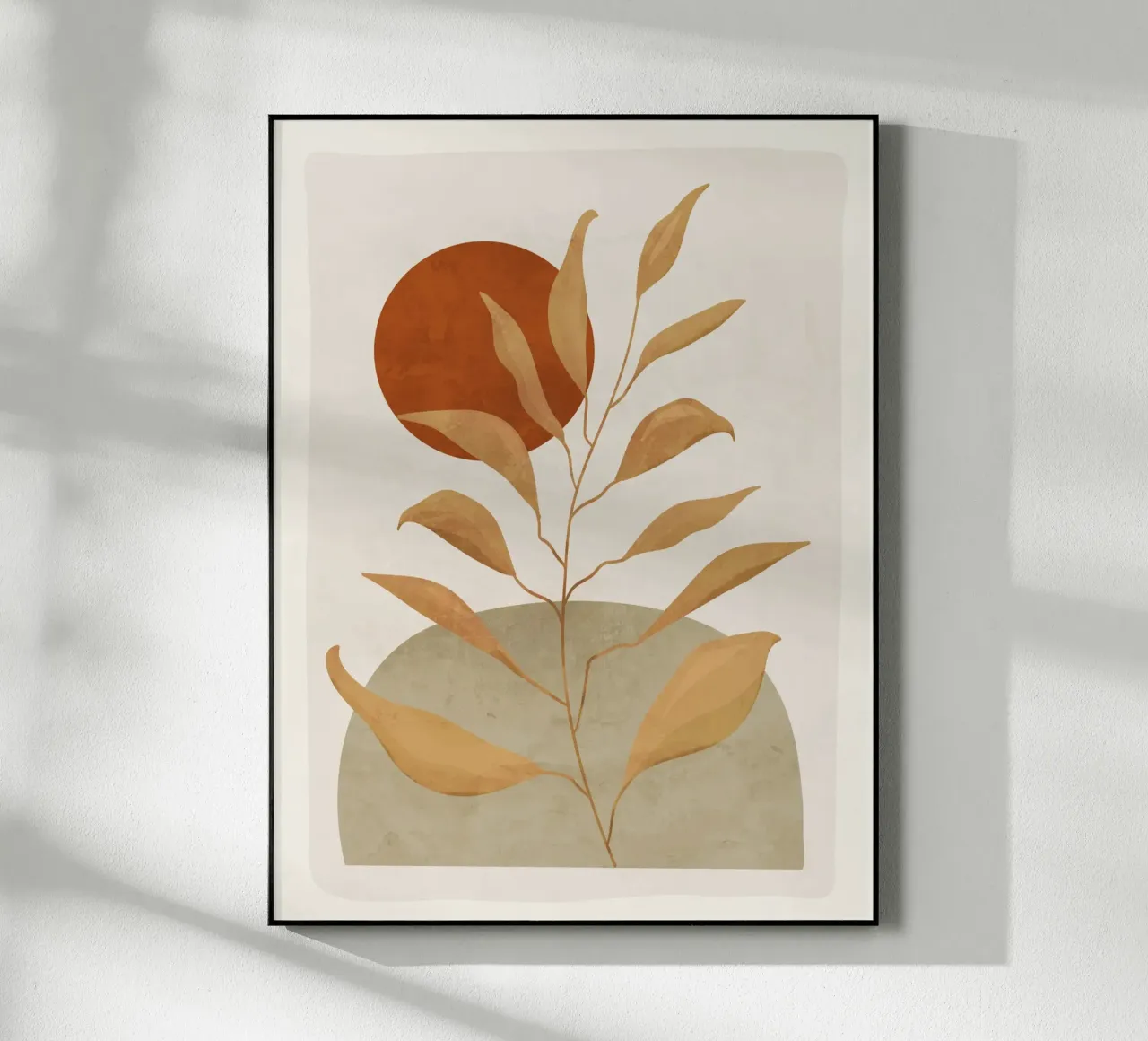 Pflanze und Sonne Acryl-Glas von ThingDesign