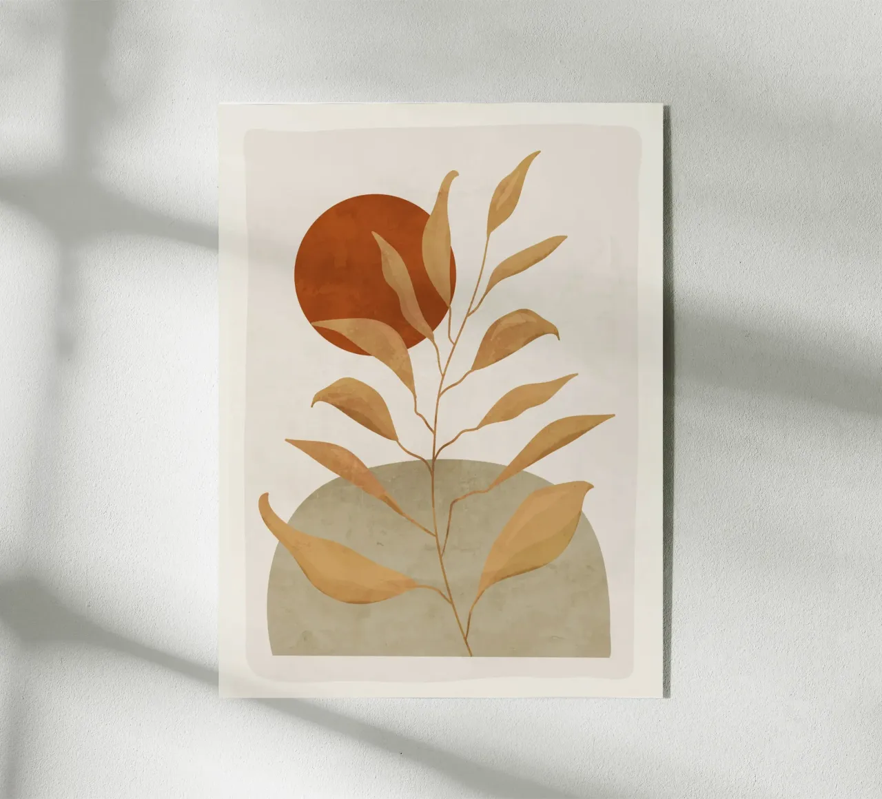 Pflanze und Sonne Acryl-Glas von ThingDesign