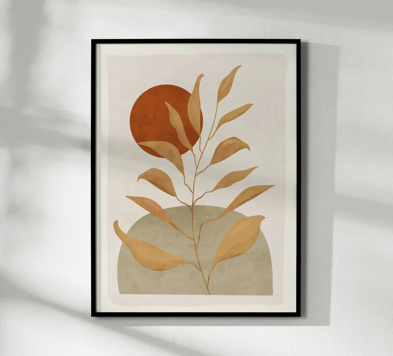 Plant en zon poster van ThingDesign