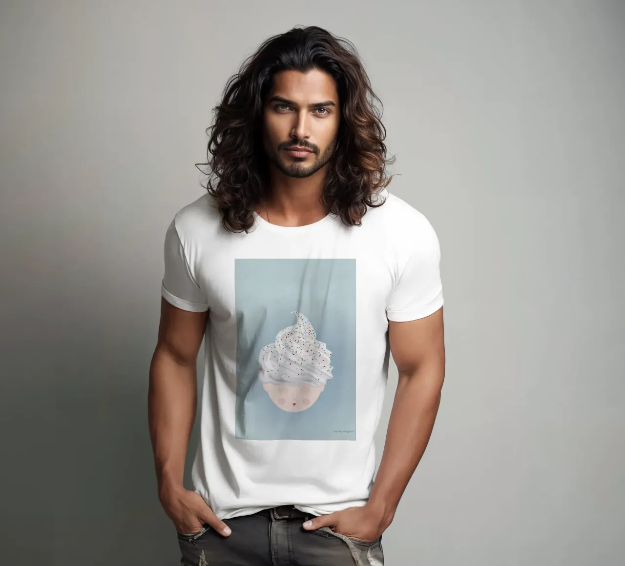 Musings Soft Ice t-shirt da Mie Frey Damgaard