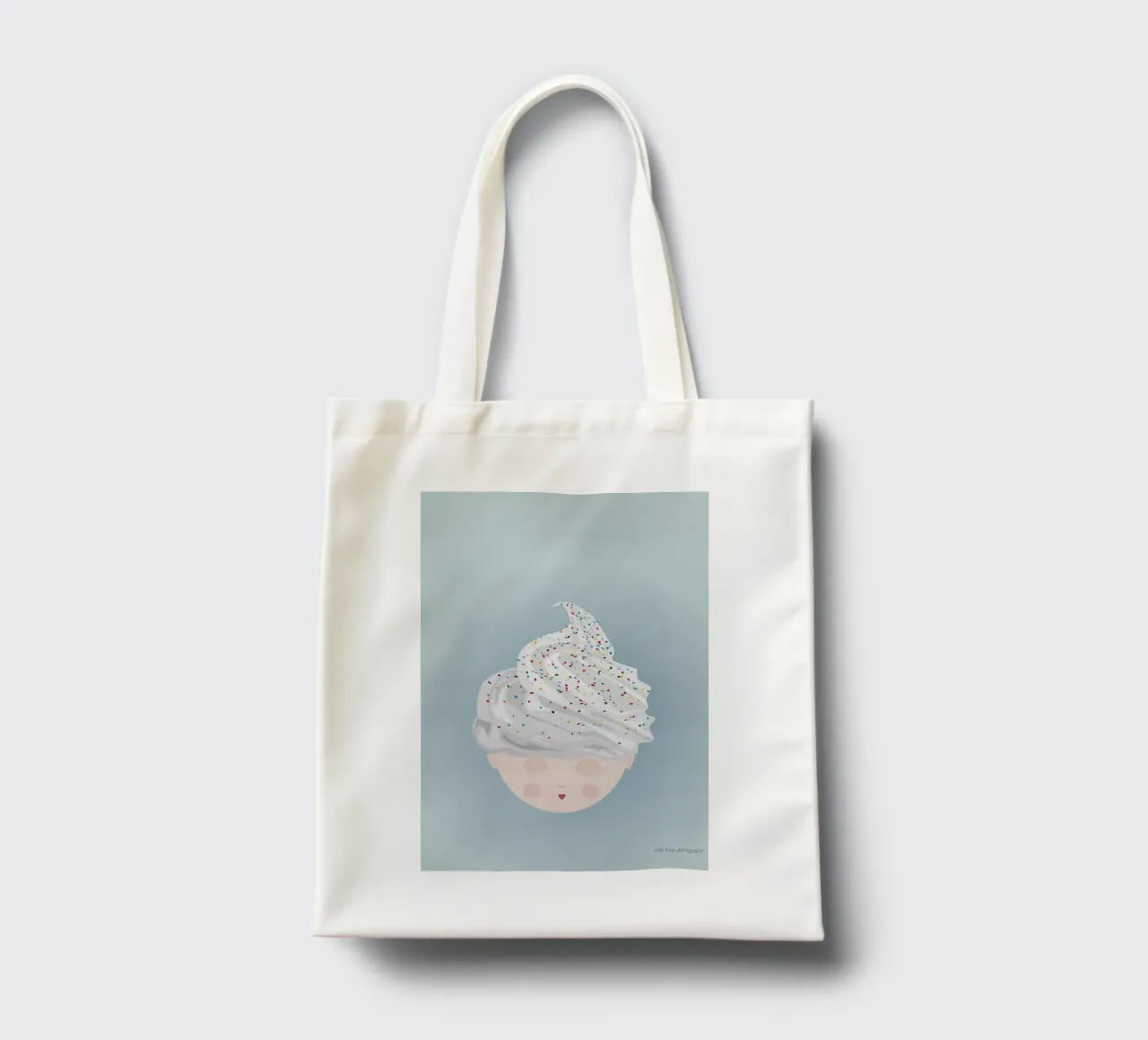 Musings Soft Ice borsa in juta da Mie Frey Damgaard
