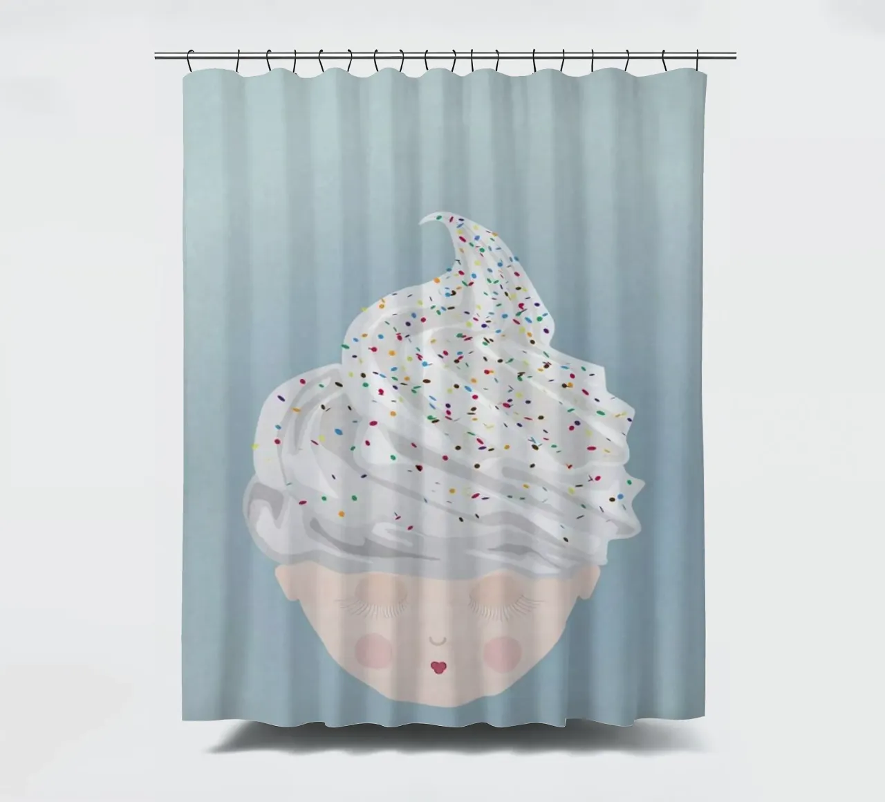 Musings Soft Ice tenda da doccia da Mie Frey Damgaard