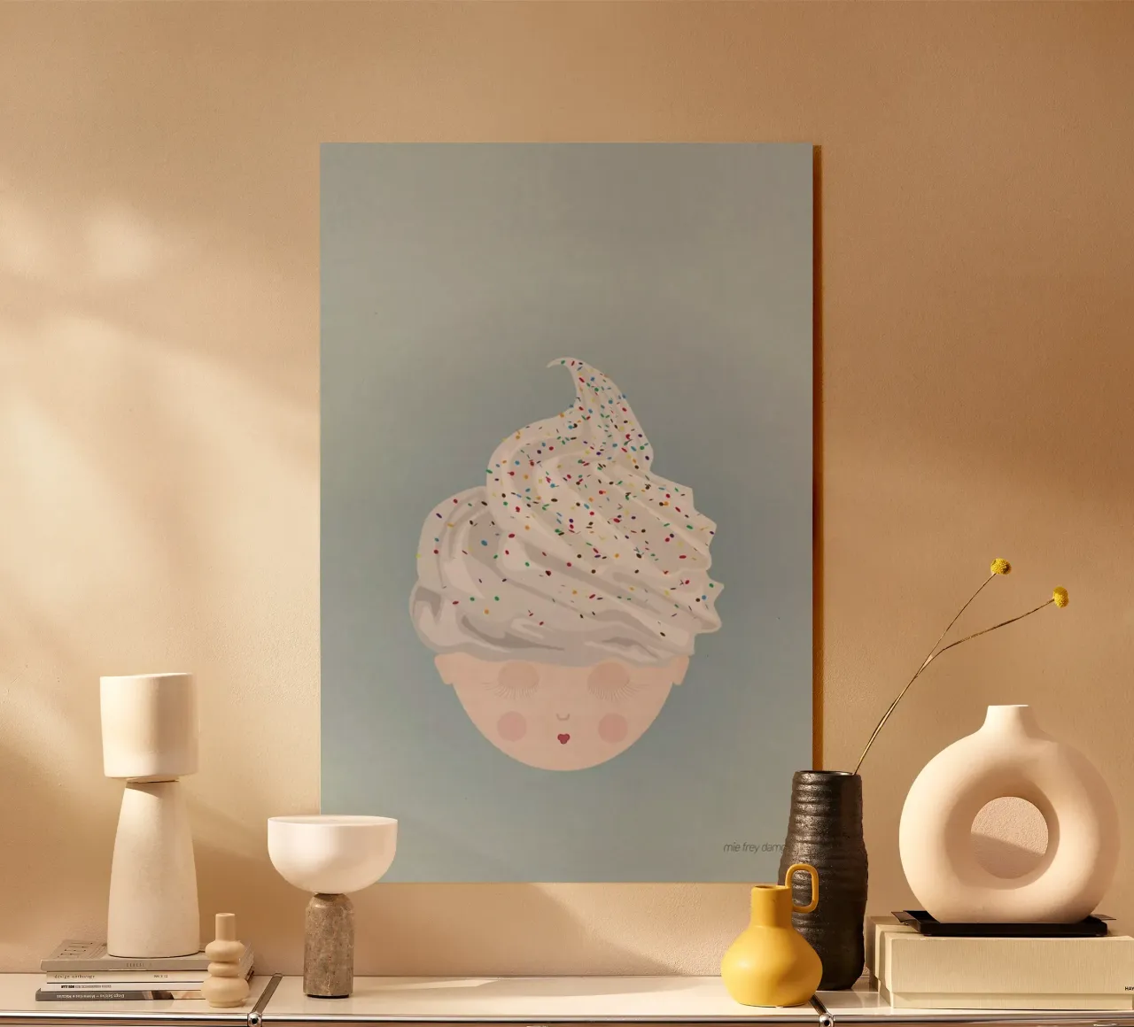 Musings Soft Ice plexiglass da Mie Frey Damgaard