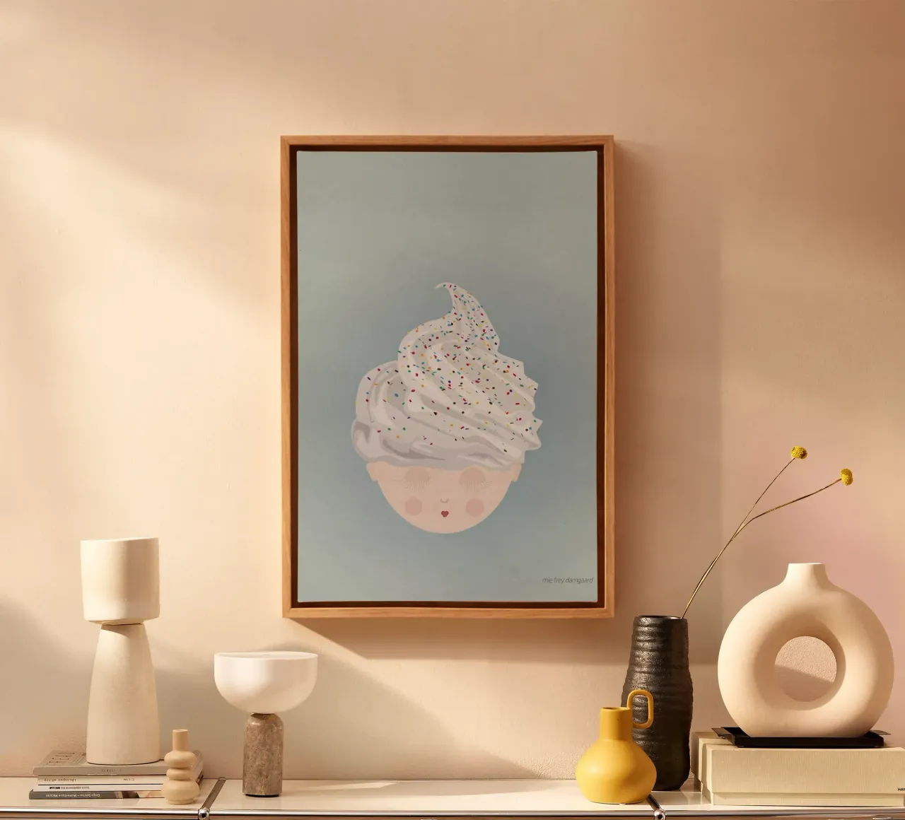 Musings Soft Ice tela da Mie Frey Damgaard