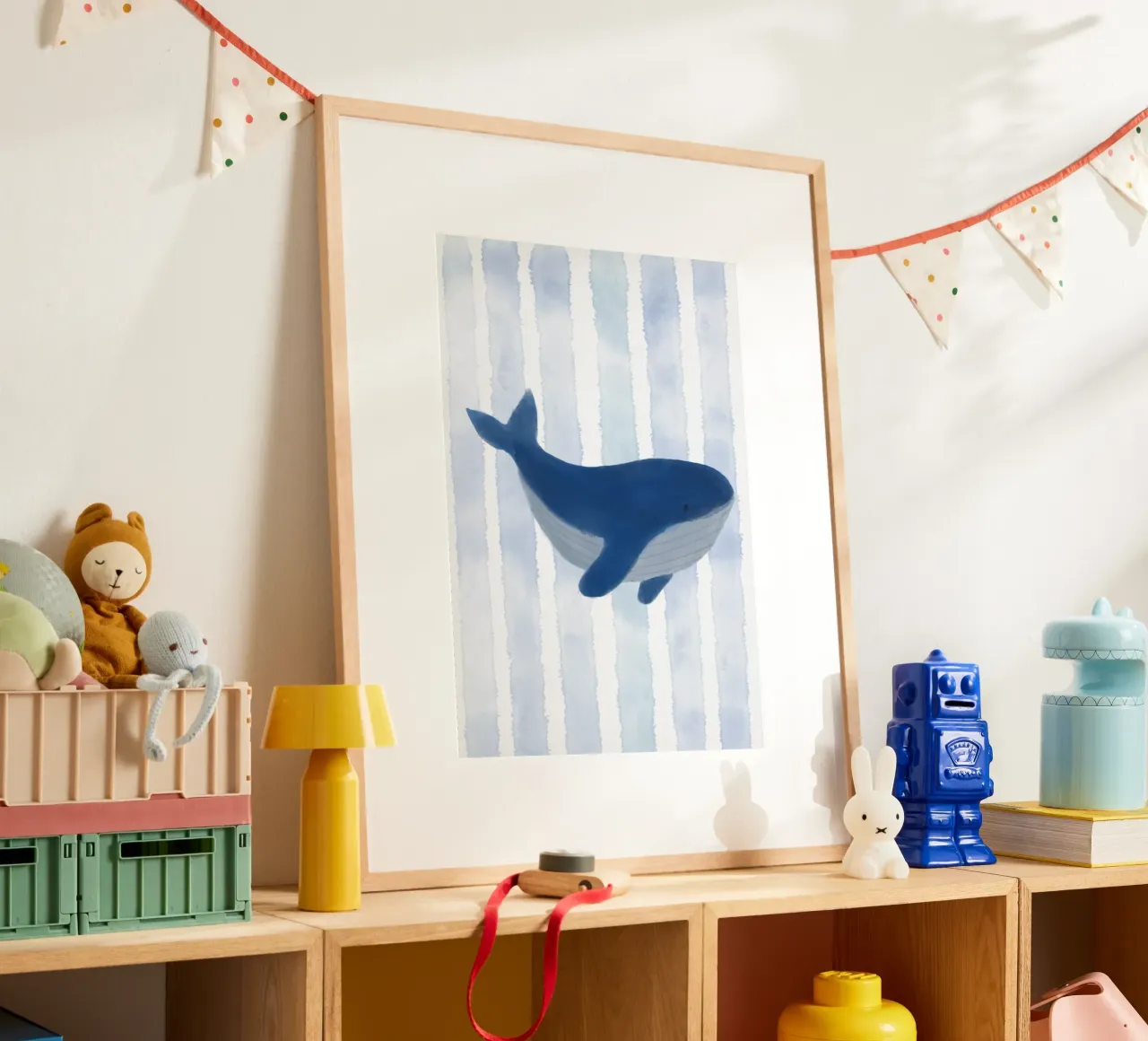 Walvis poster van Marosie