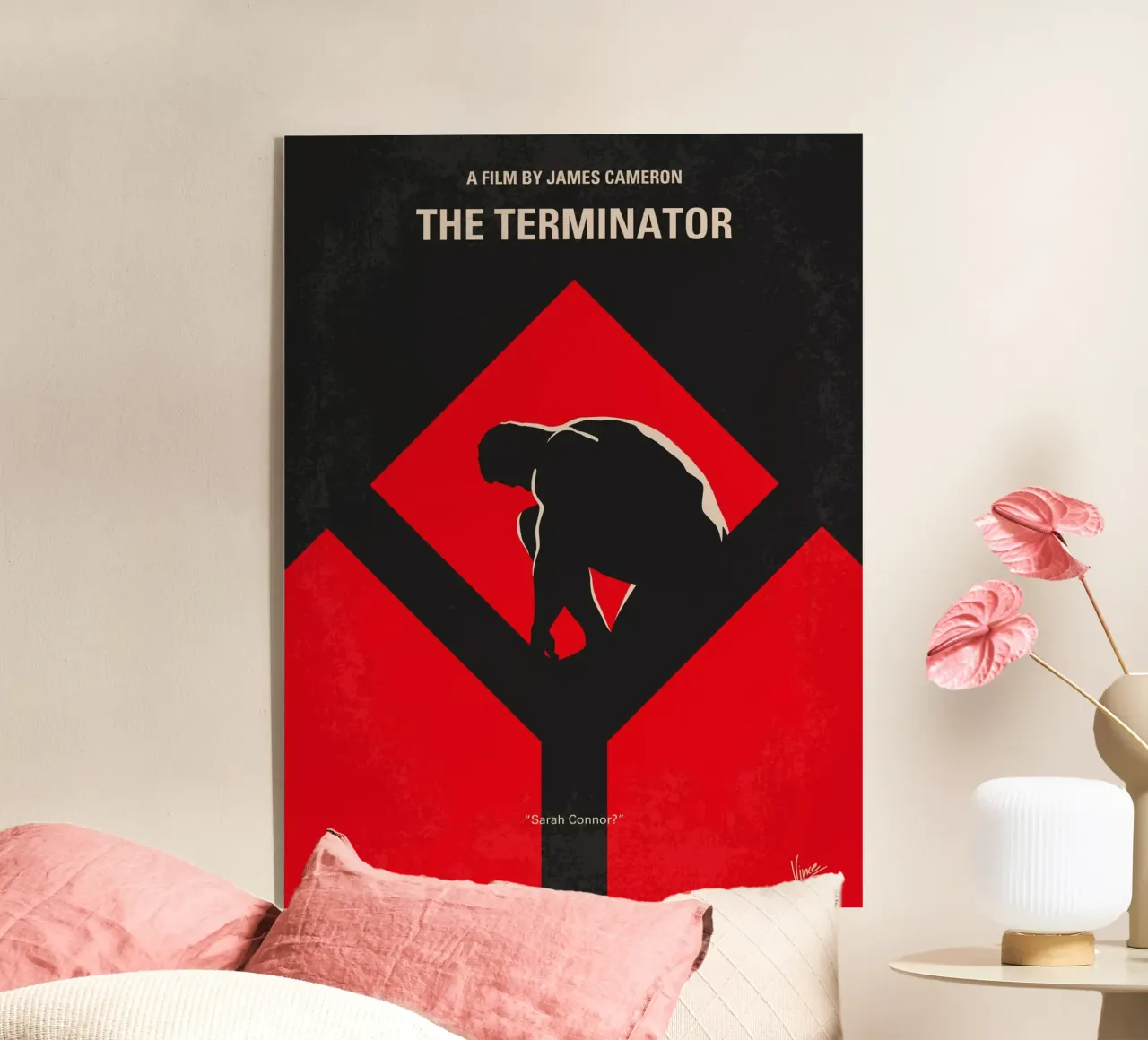 No199 My Terminator minimal movie poster plexiglass da Chungkong