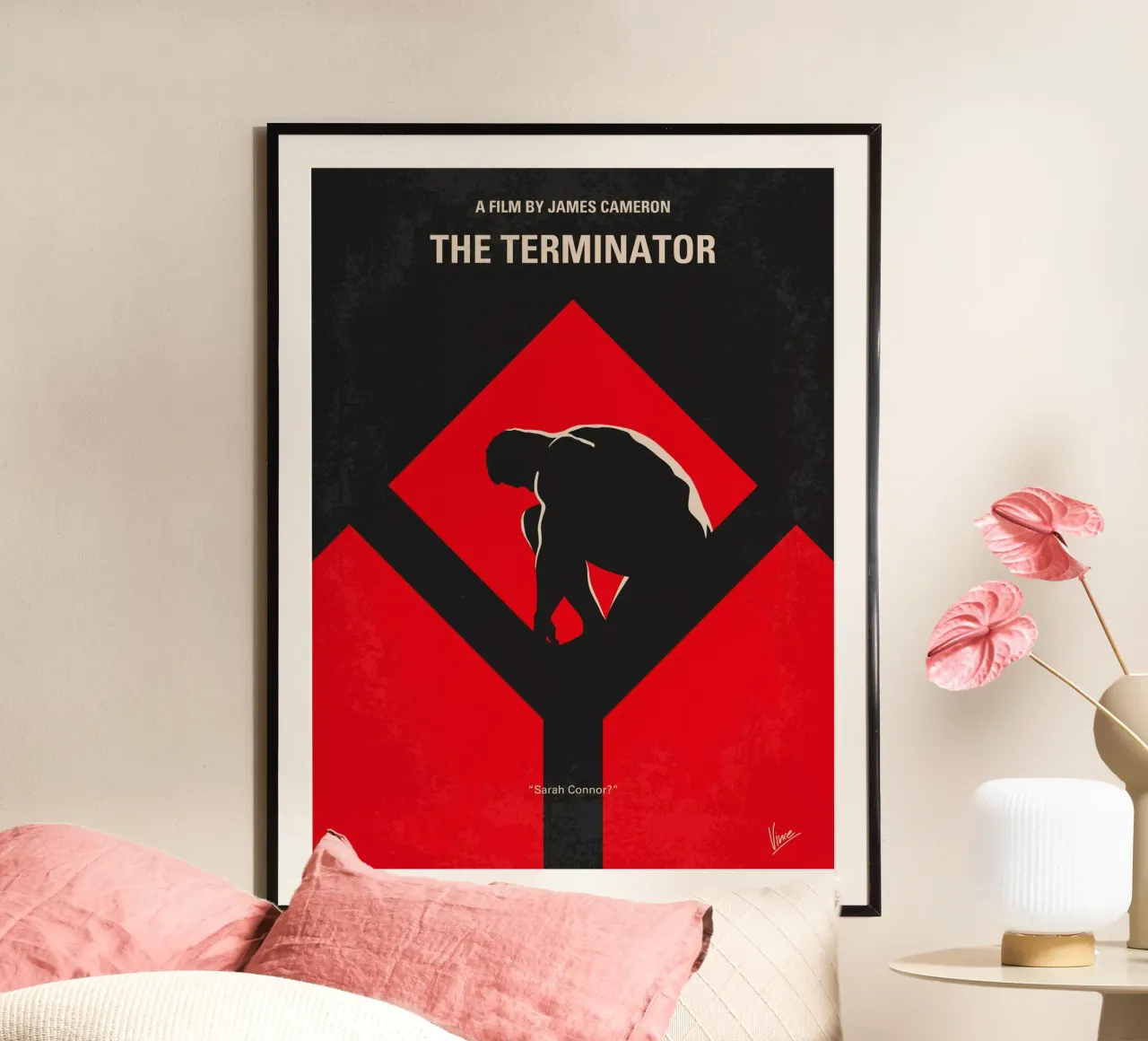No199 My Terminator minimal movie poster poster da Chungkong