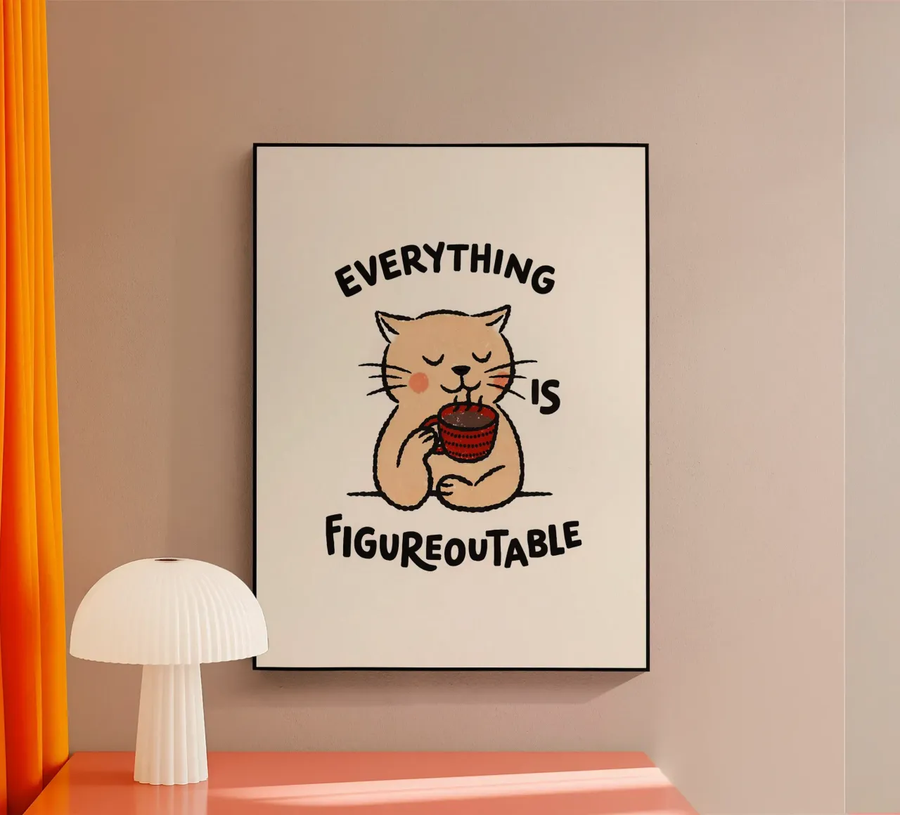 Everything Is Figureoutable plexiglass da Ninatokka