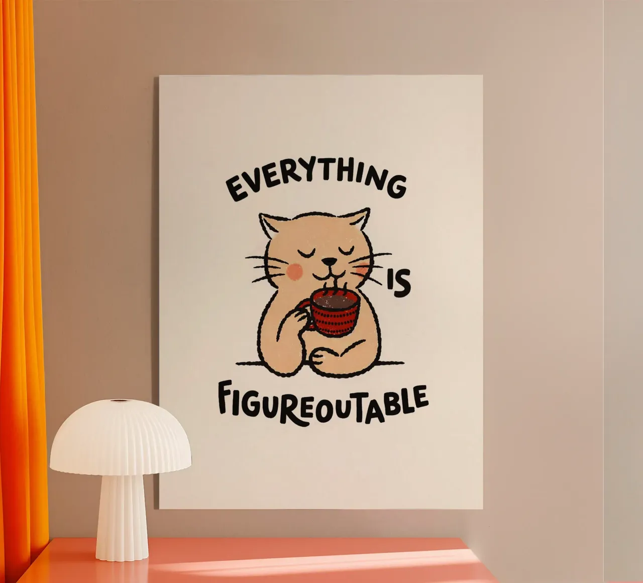 Everything Is Figureoutable plexiglass da Ninatokka