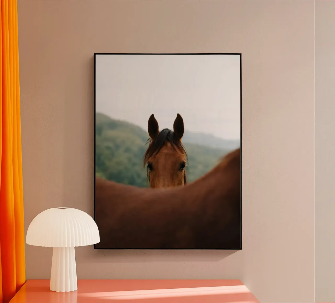 cavallo di testa plexiglass da Maraza