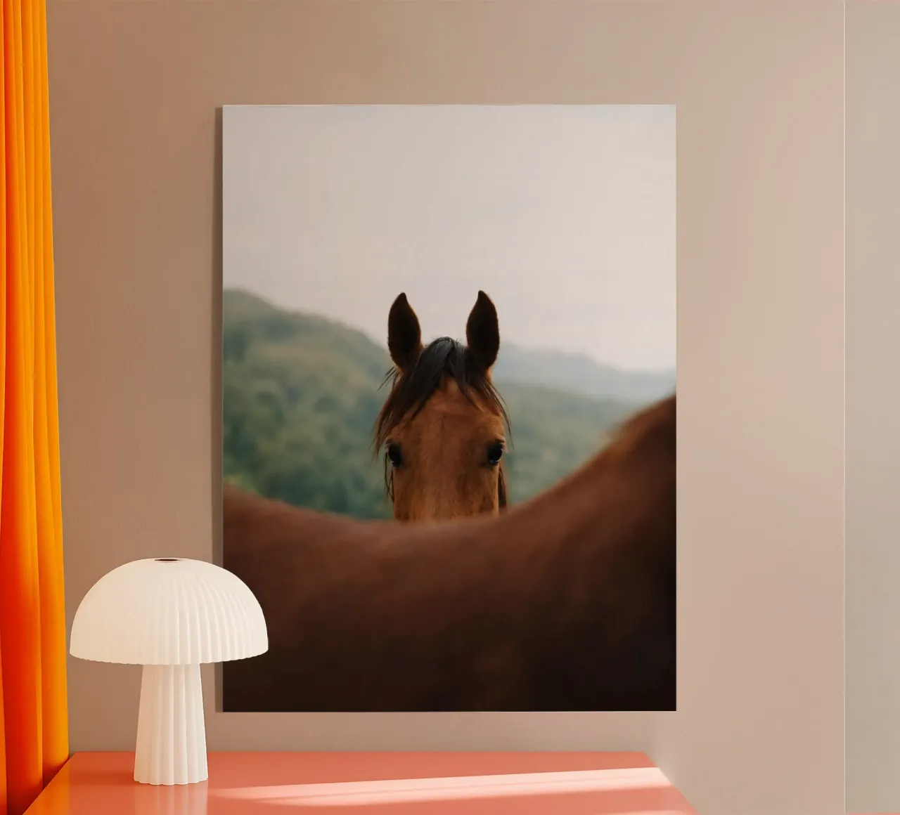 cavallo di testa plexiglass da Maraza