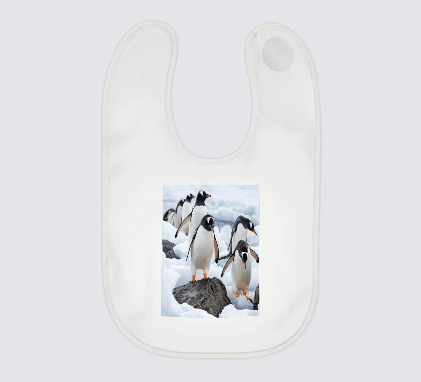 pinguïns baby slabbetje van Maraza
