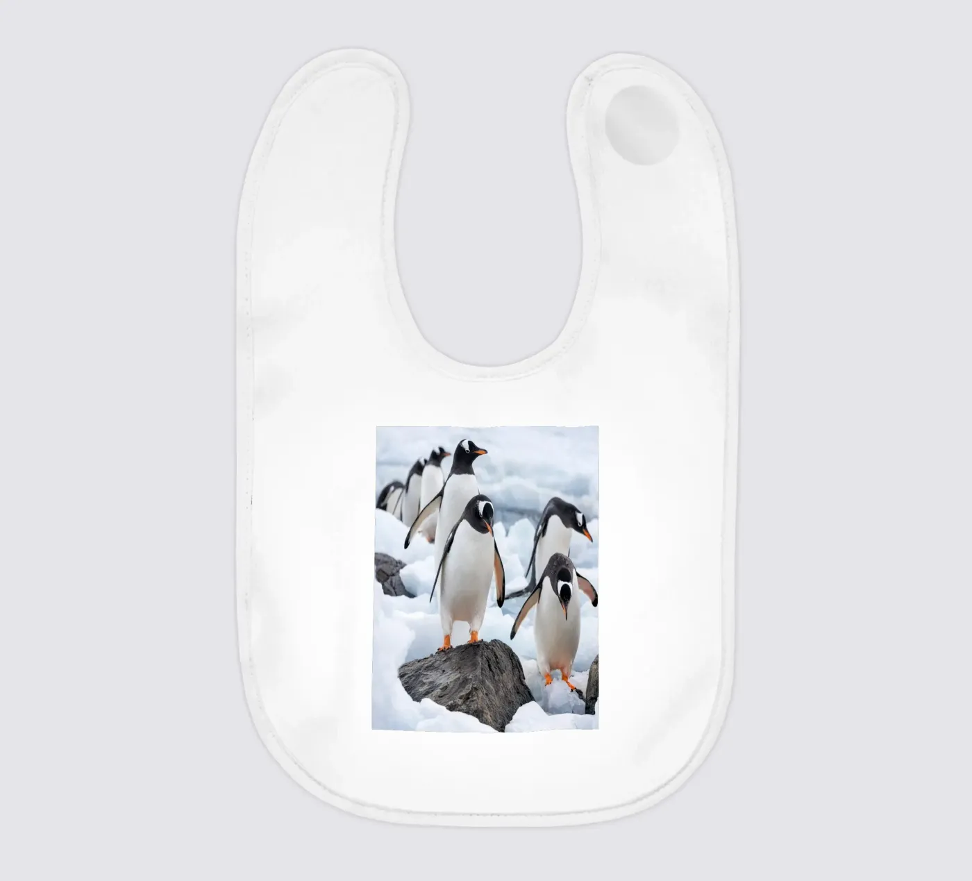 pinguïns baby slabbetje van Maraza