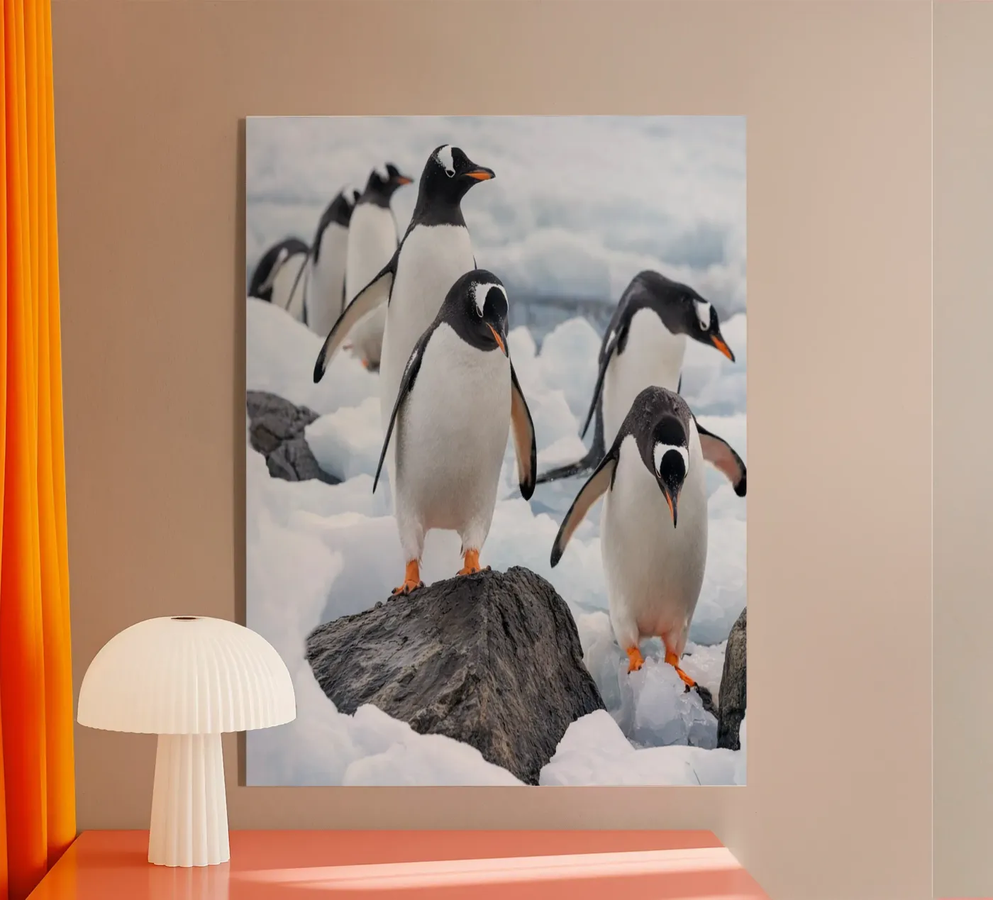 Pinguine Acryl-Glas von Maraza