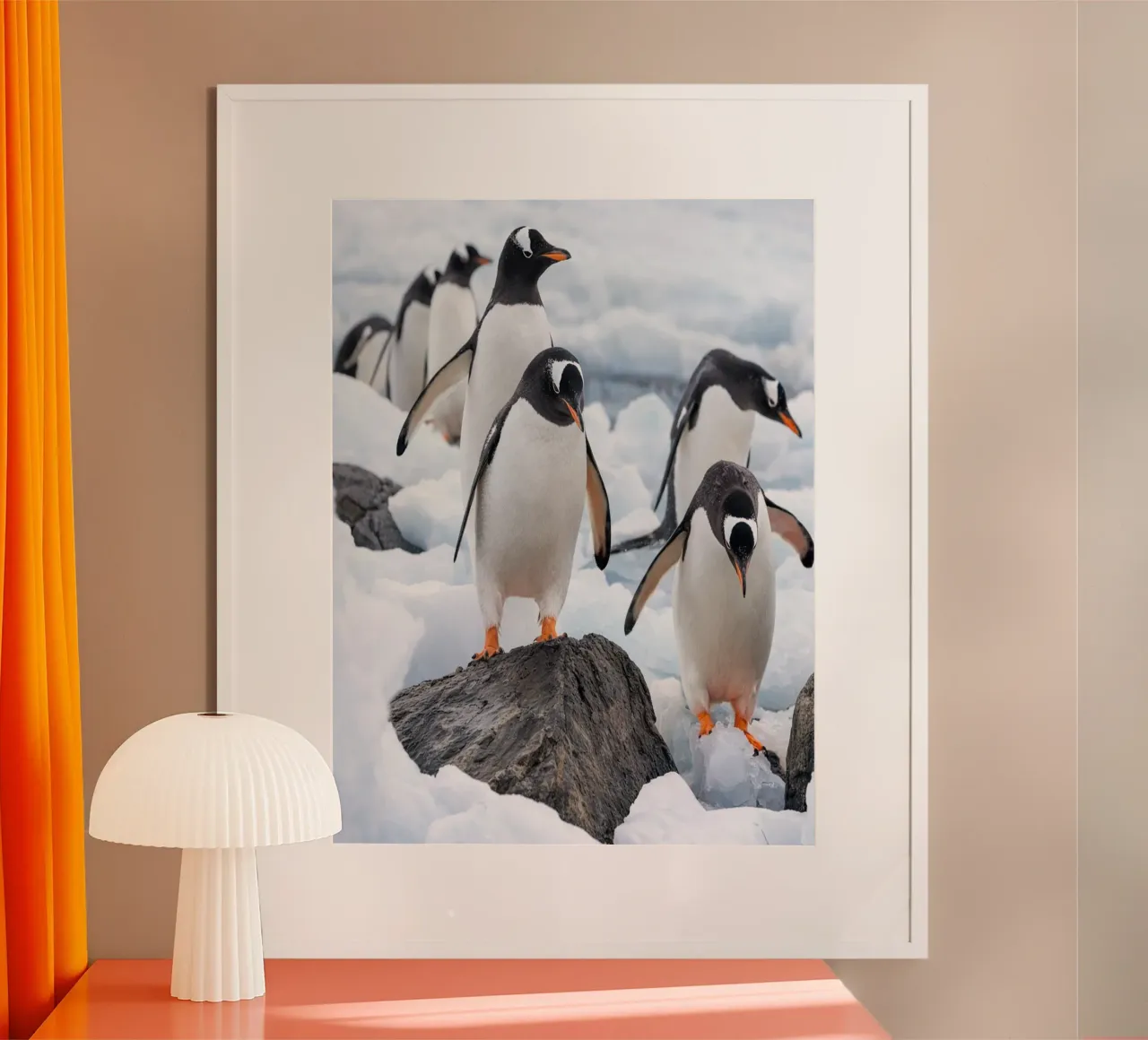 penguins poster da Maraza