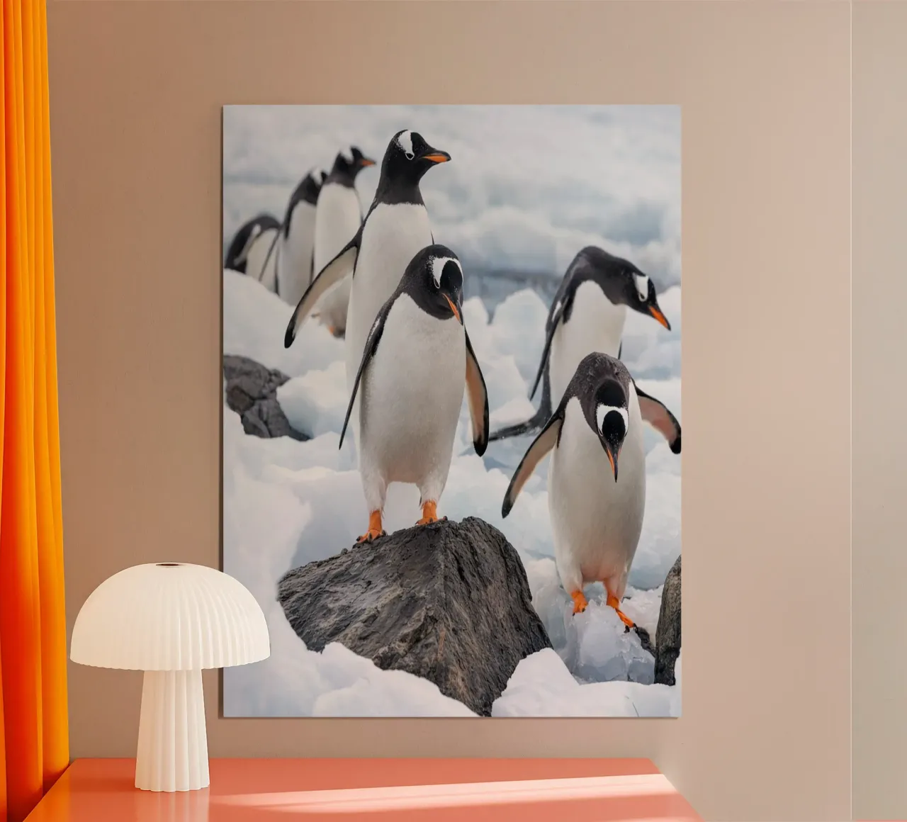 penguins poster da Maraza