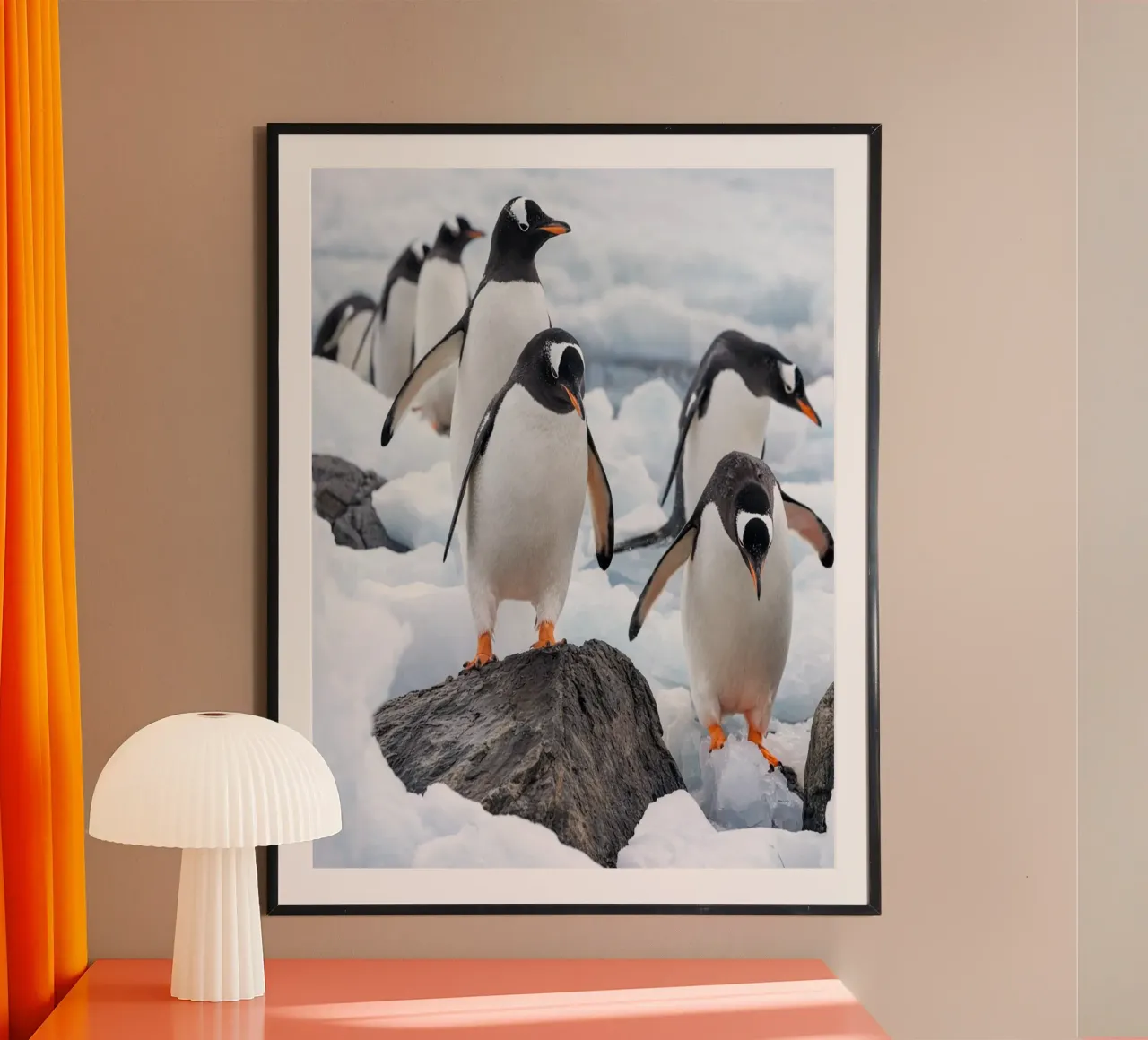 penguins poster da Maraza
