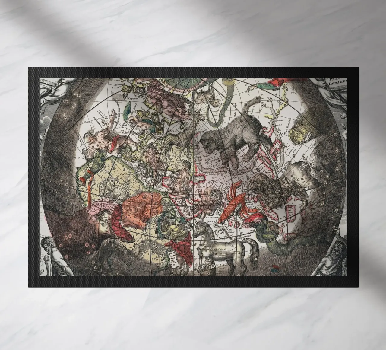 Antique Celestial World Map zerbino da Ninaittwaa