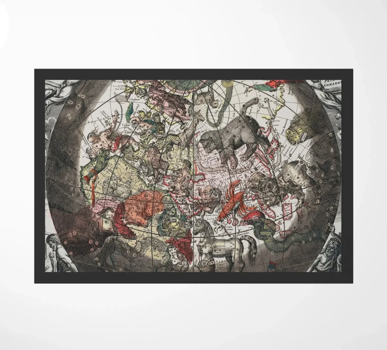 Antique Celestial World Map zerbino da Ninaittwaa