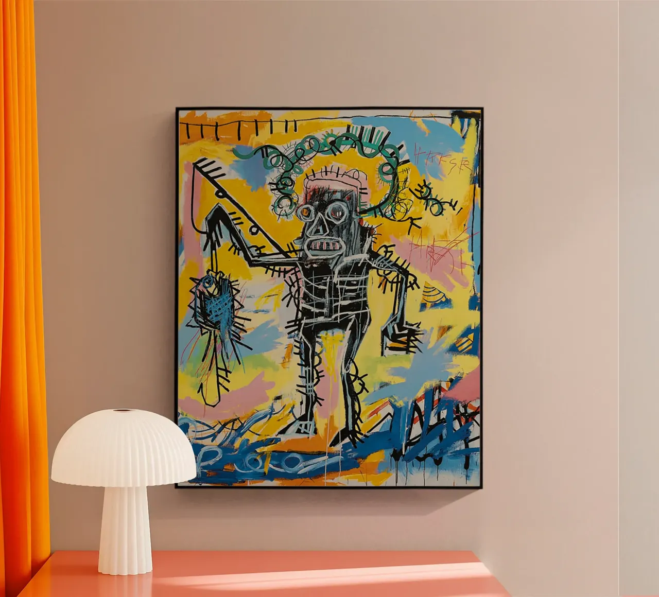 BASQUIAT - Pesca plexiglass da Harmony Gallery