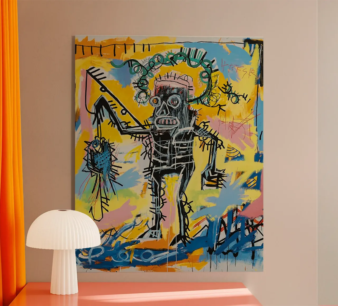 BASQUIAT - Pesca plexiglass da Harmony Gallery