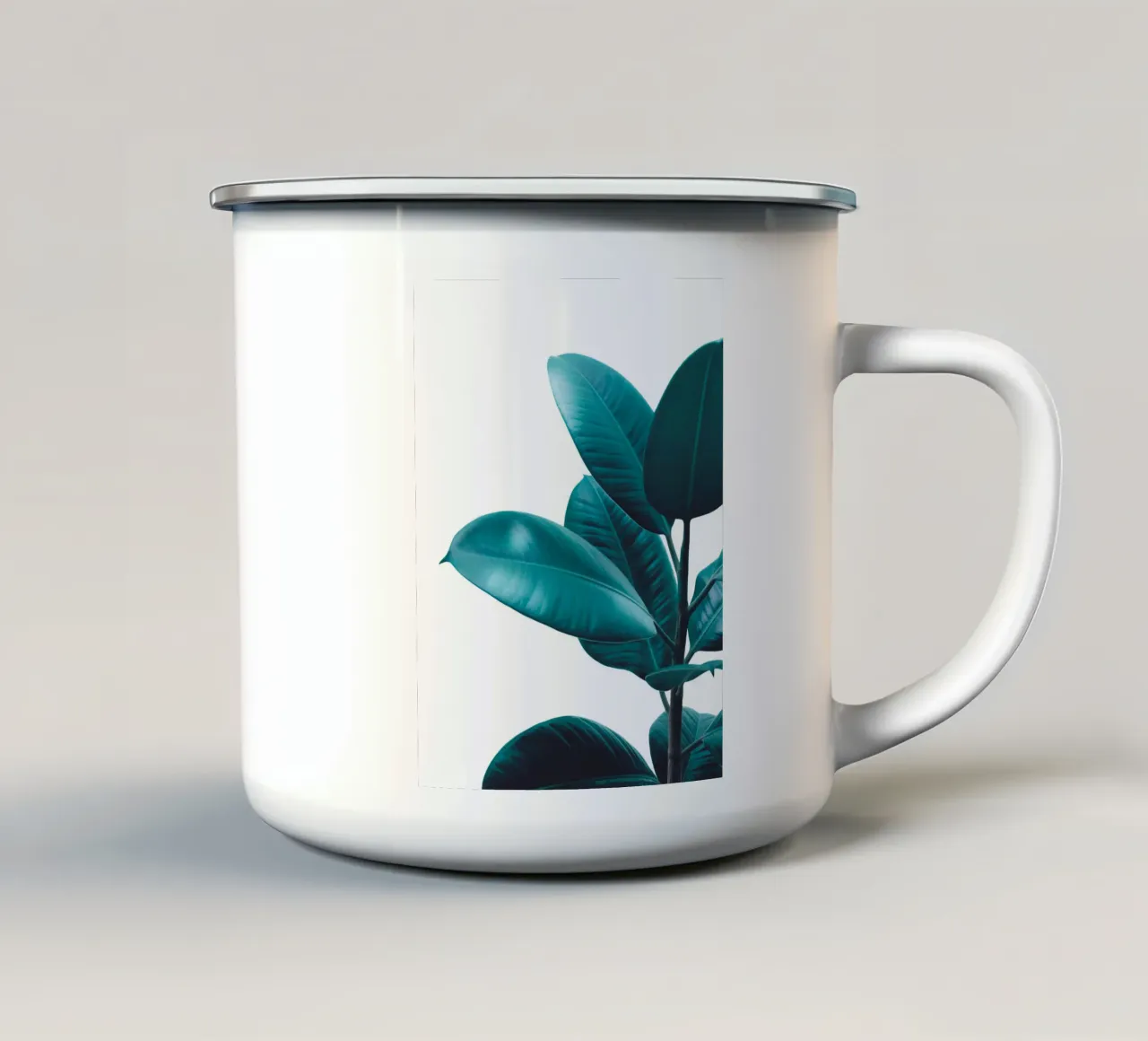 Foglie tropicali tazza in smalto da Whole©