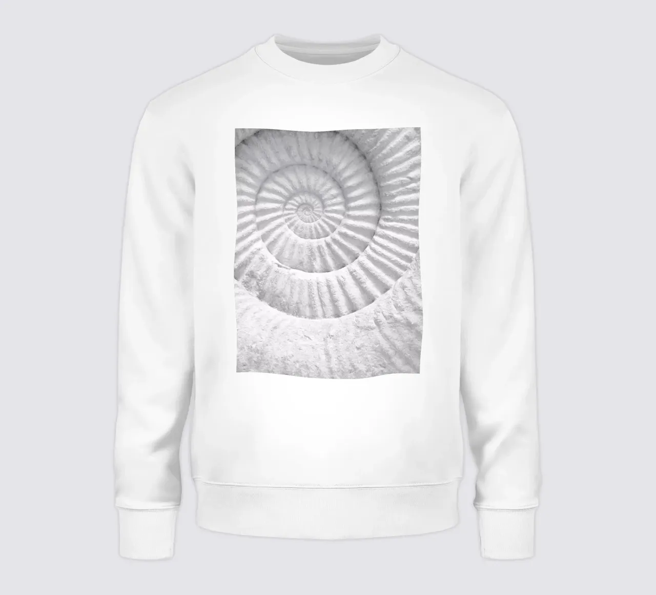 Spirale fossile - l'art naturel intemporel dans un style minimaliste sweat de Whole©