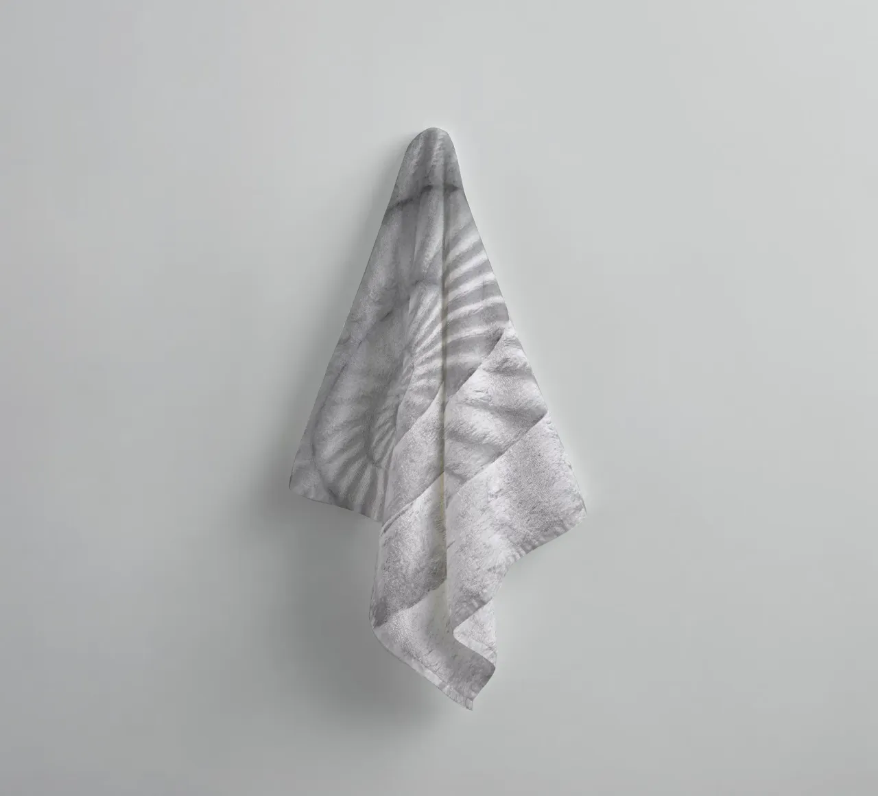 Fossil spiral - Timeless natural art in a minimalist style towel by Whole©