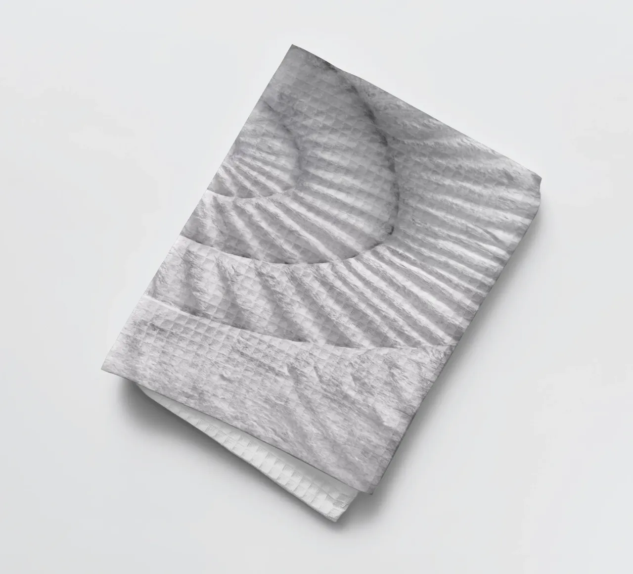 Spirale fossile - l'art naturel intemporel dans un style minimaliste torchon de Whole©