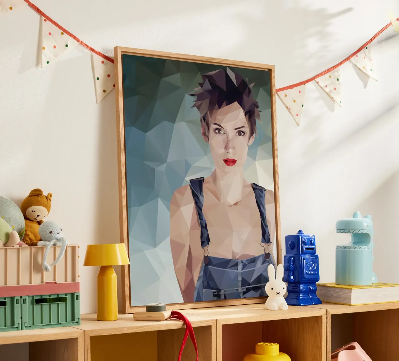 Winona Ryder Lowpoly plexiglass da Low Profile