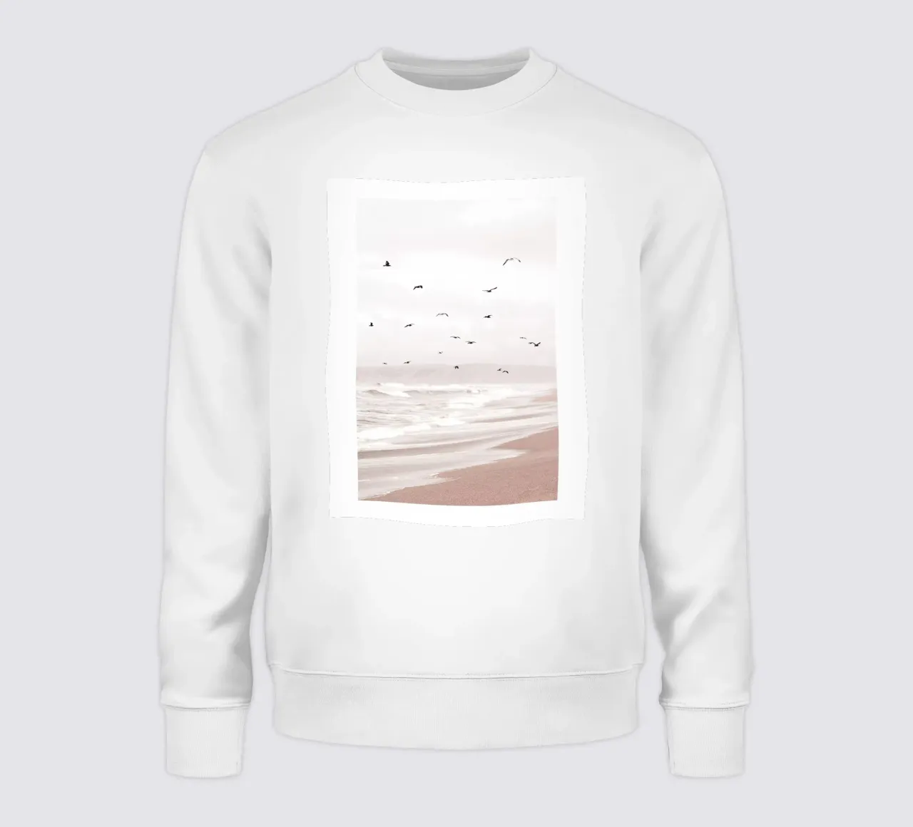 Spiaggia e gabbiani felpa da Whole©