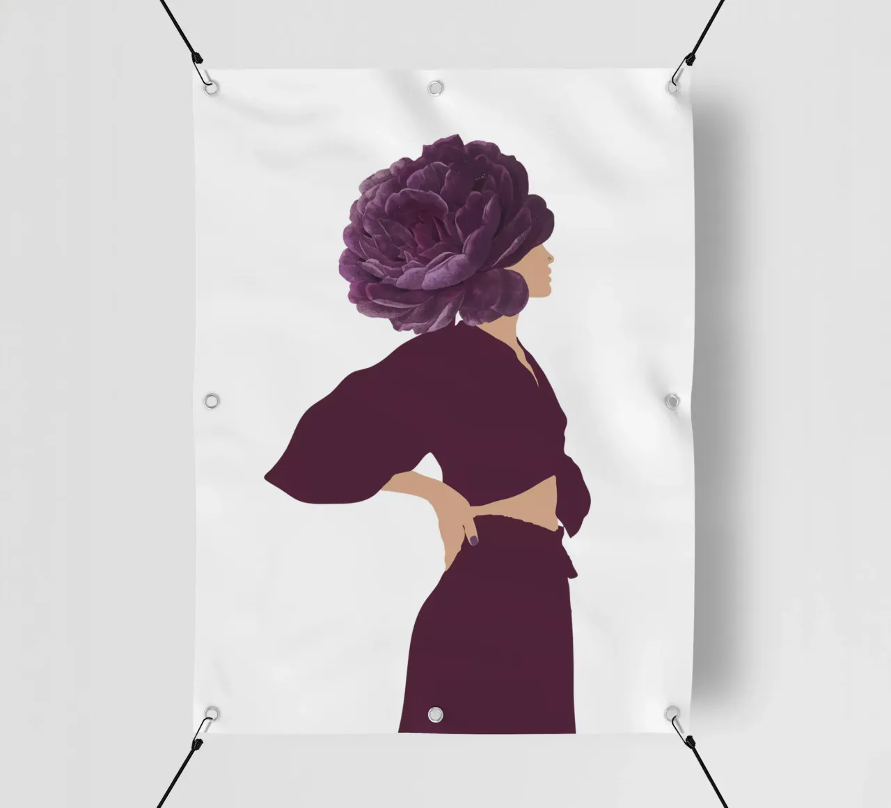 Divino Femminile telo in pvc da DesignArt
