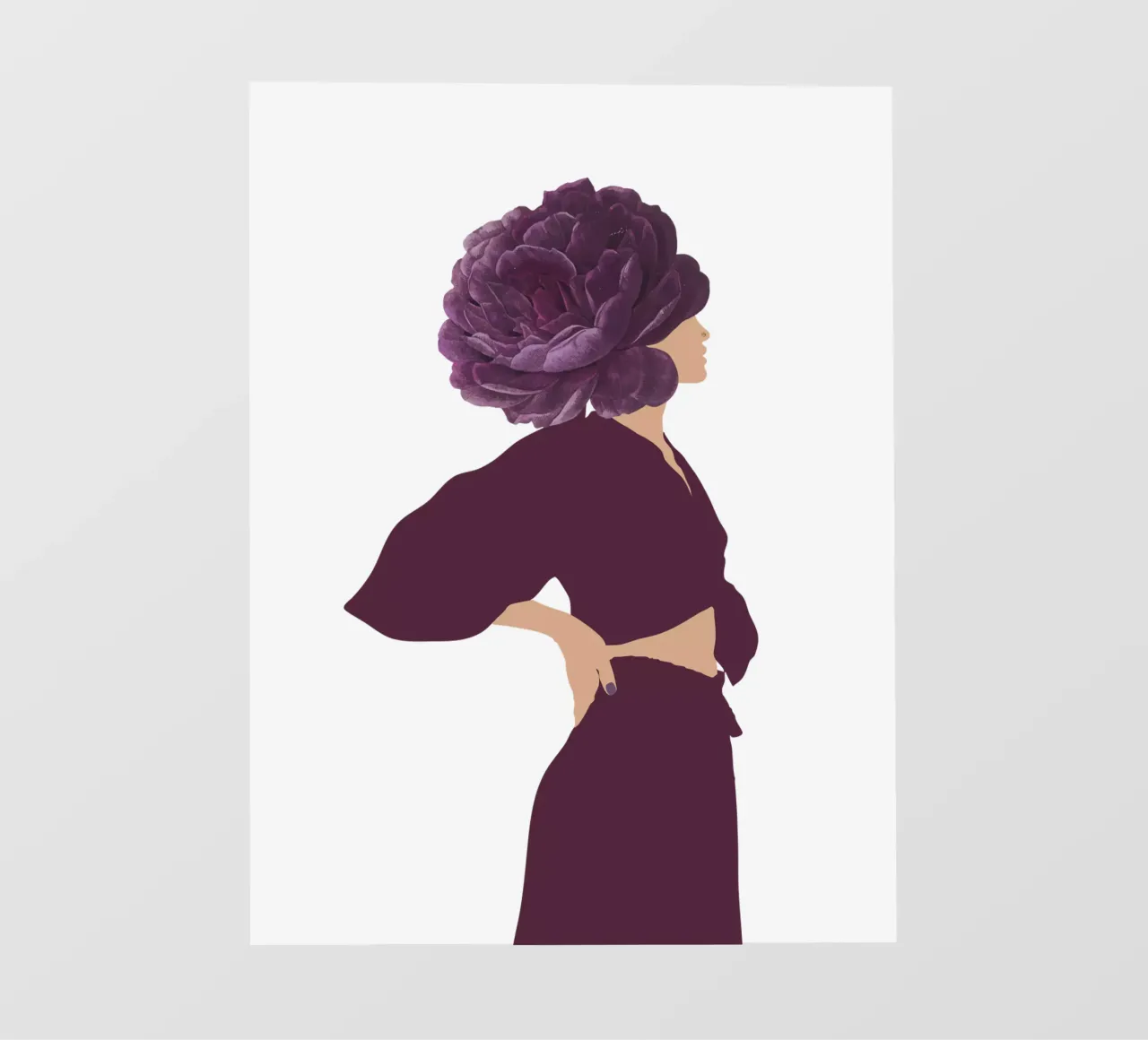 Divino Femminile telo in pvc da DesignArt