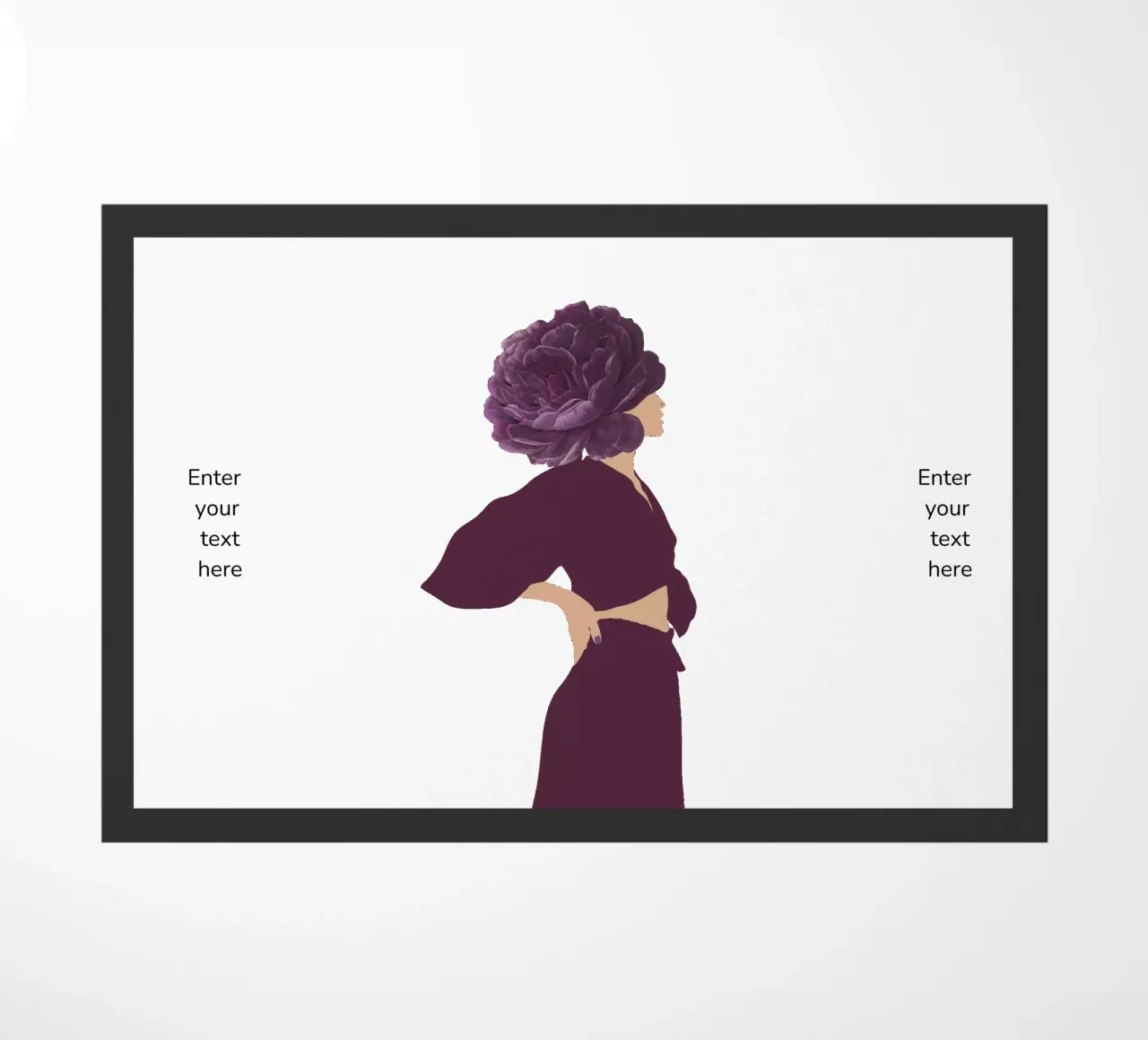 Divino Femminile zerbino da DesignArt