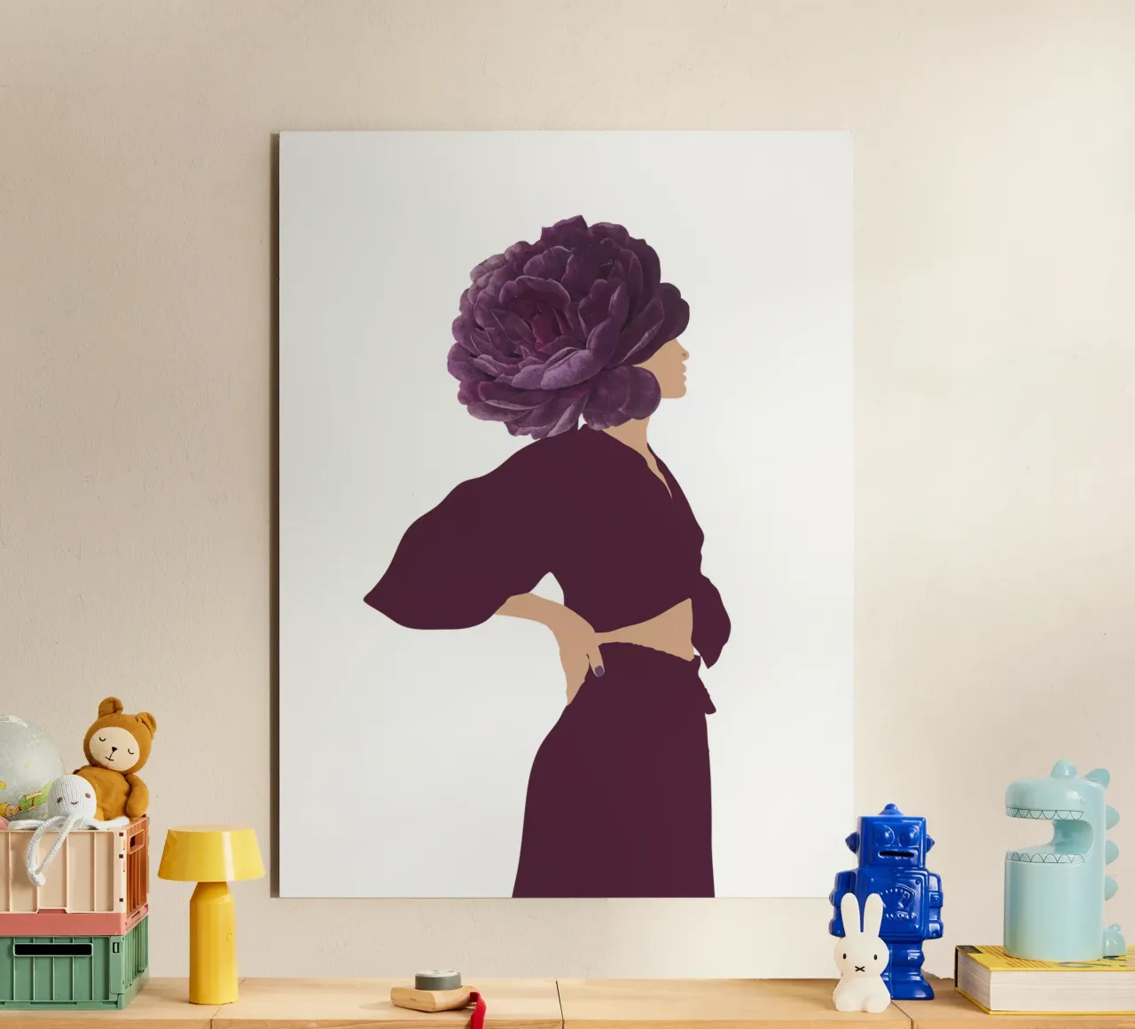 Divine Feminine alu-dibond by DesignArt
