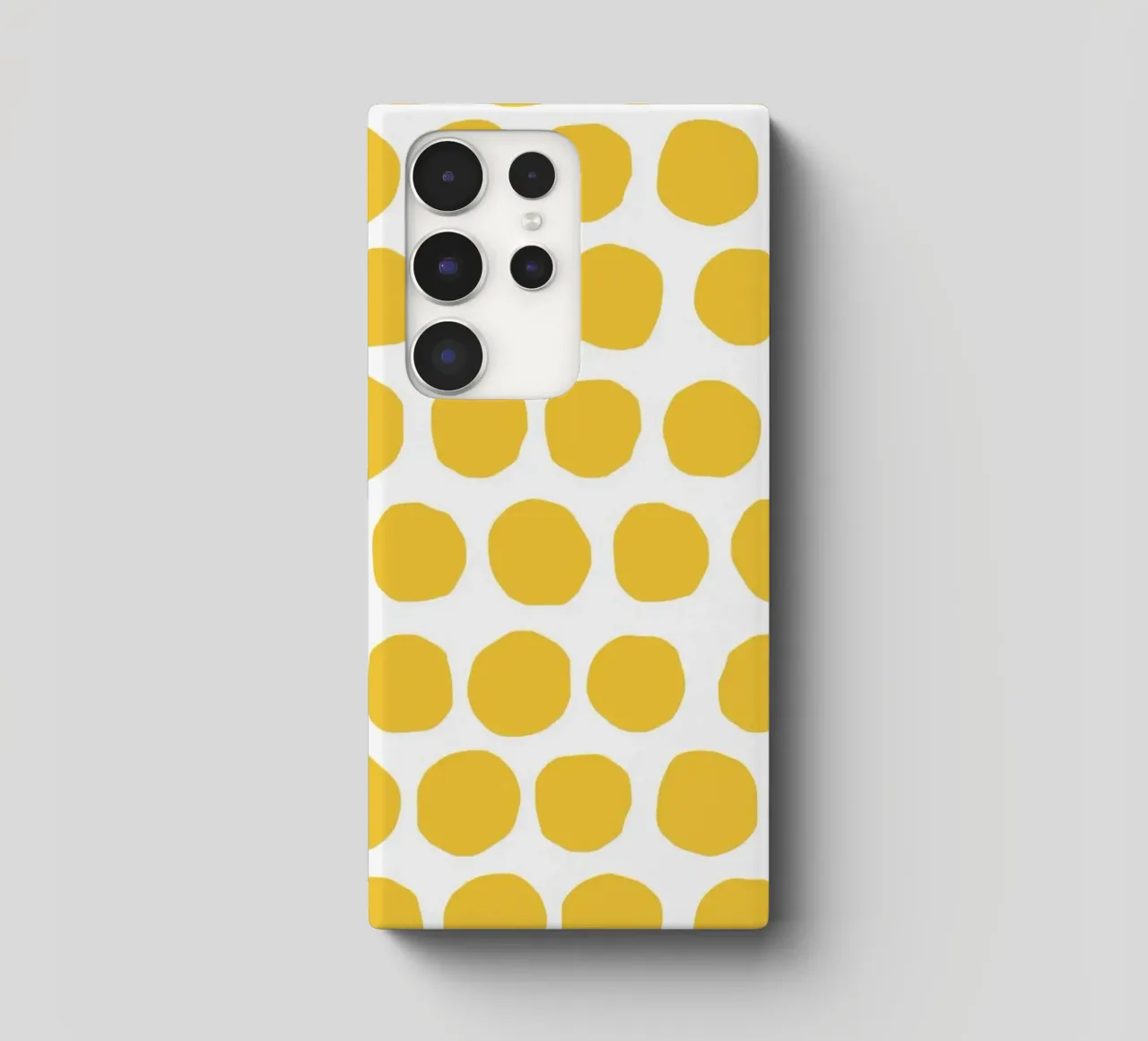 Yellow Dot Pattern cover samsung da treechild
