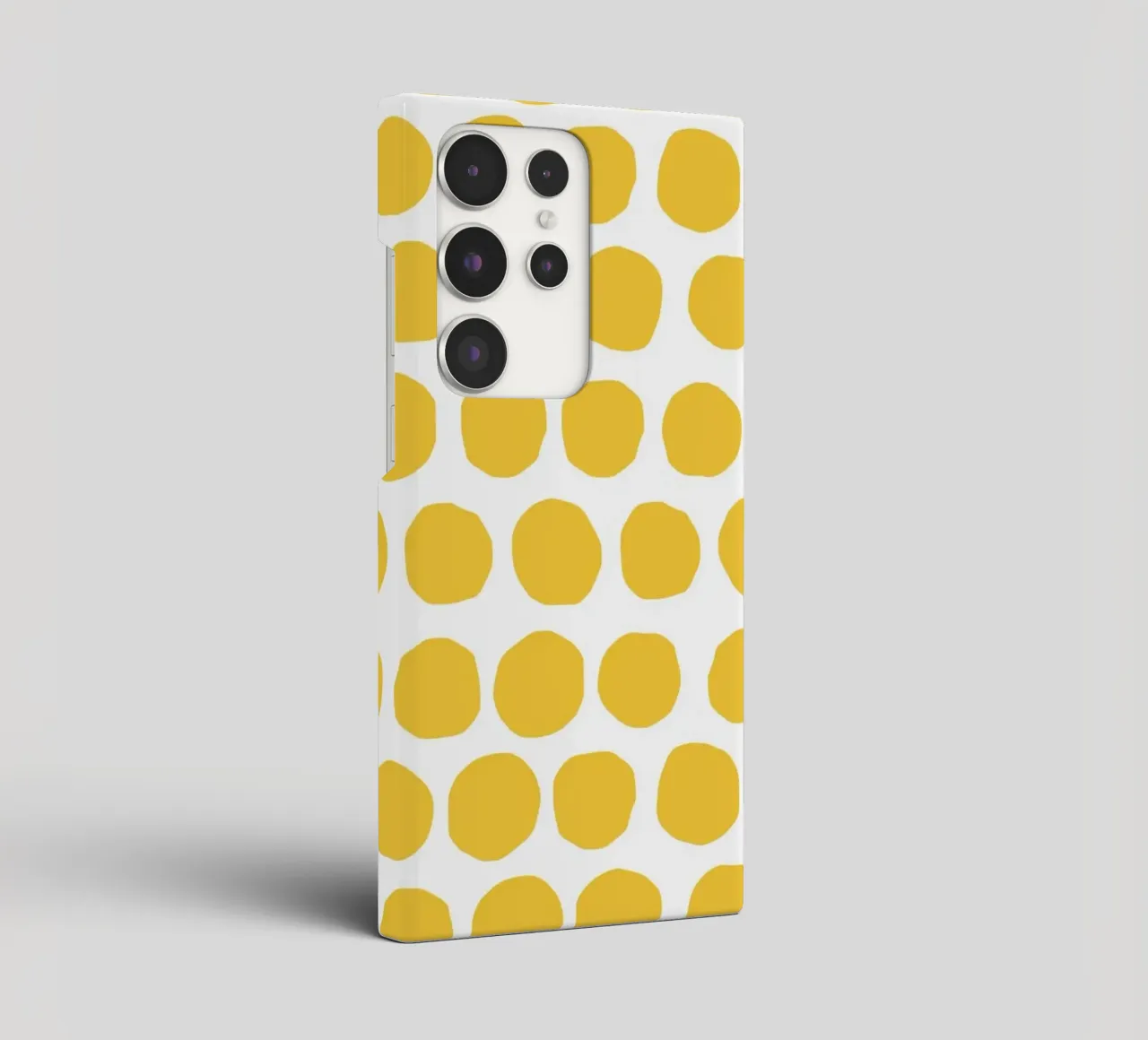 Yellow Dot Pattern cover samsung da treechild