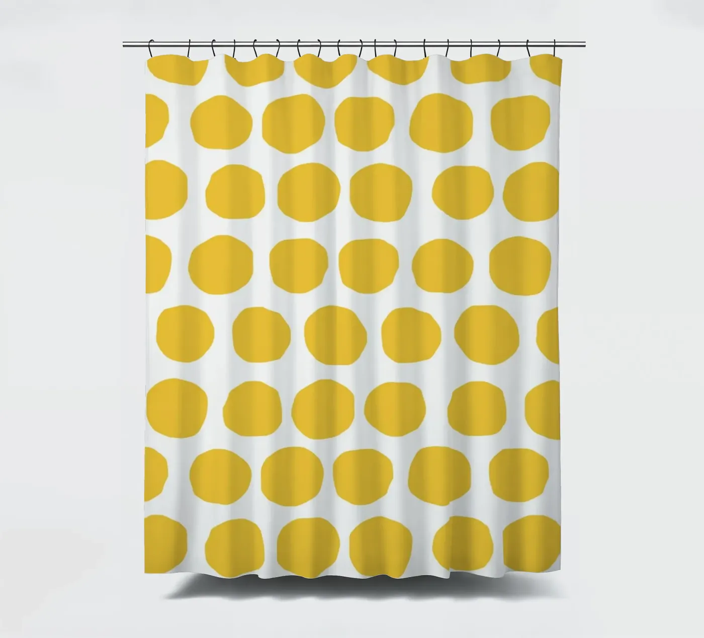 Yellow Dot Pattern tenda da doccia da treechild