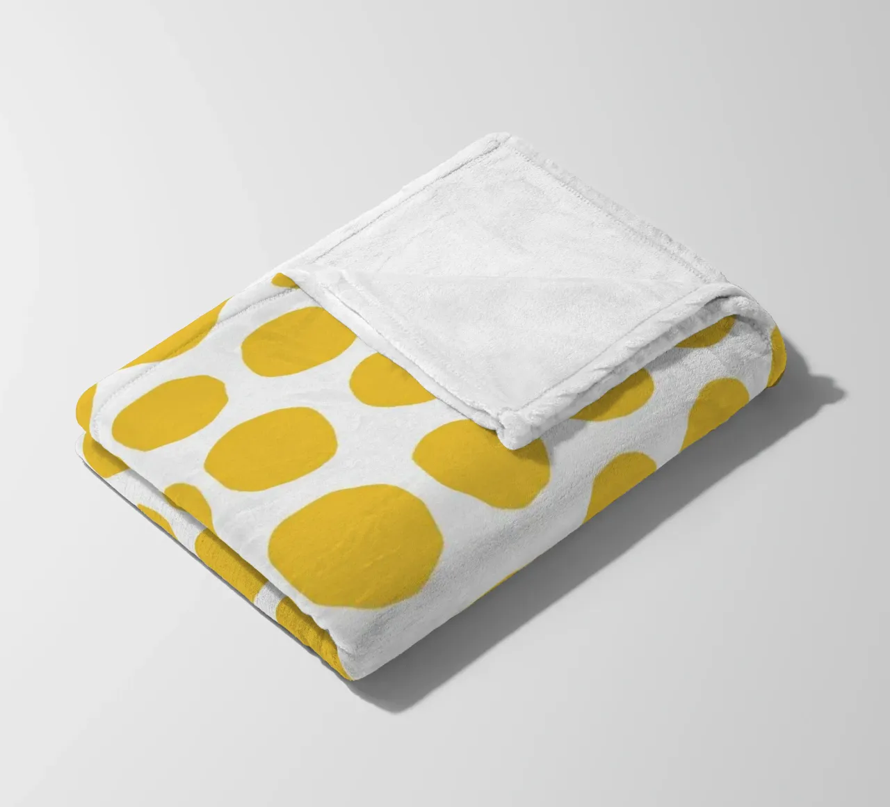 Yellow Dot Pattern fleecedeken van treechild