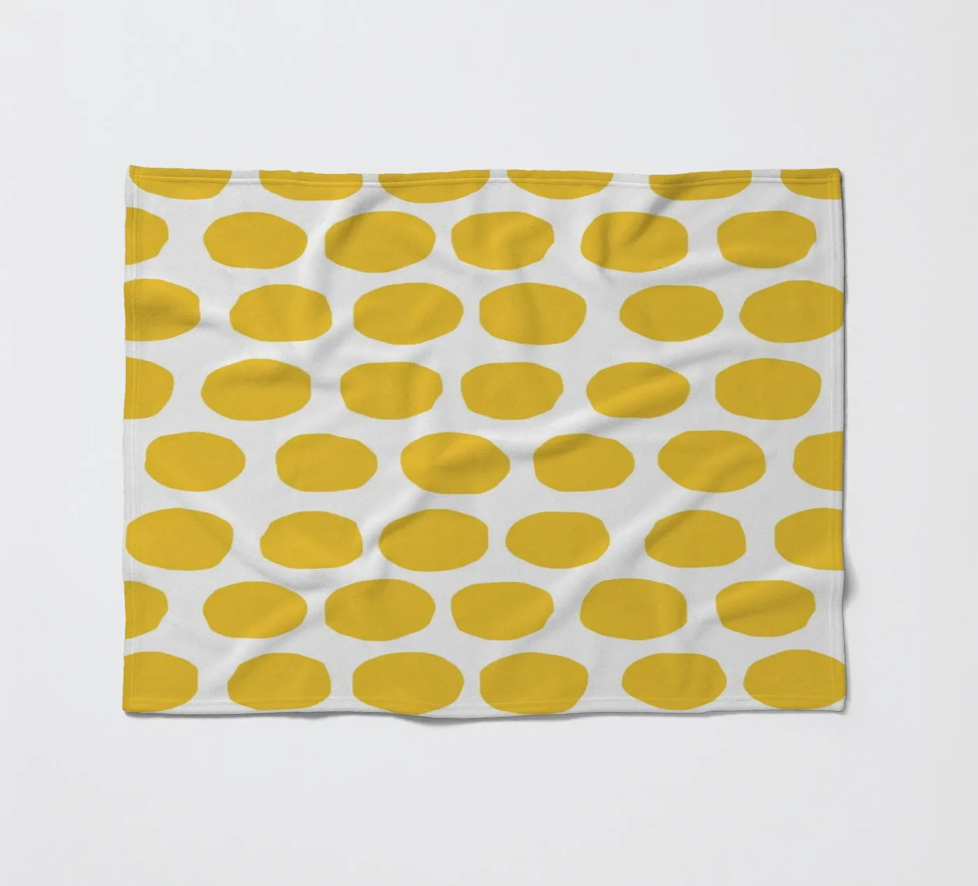 Yellow Dot Pattern fleecedeken van treechild