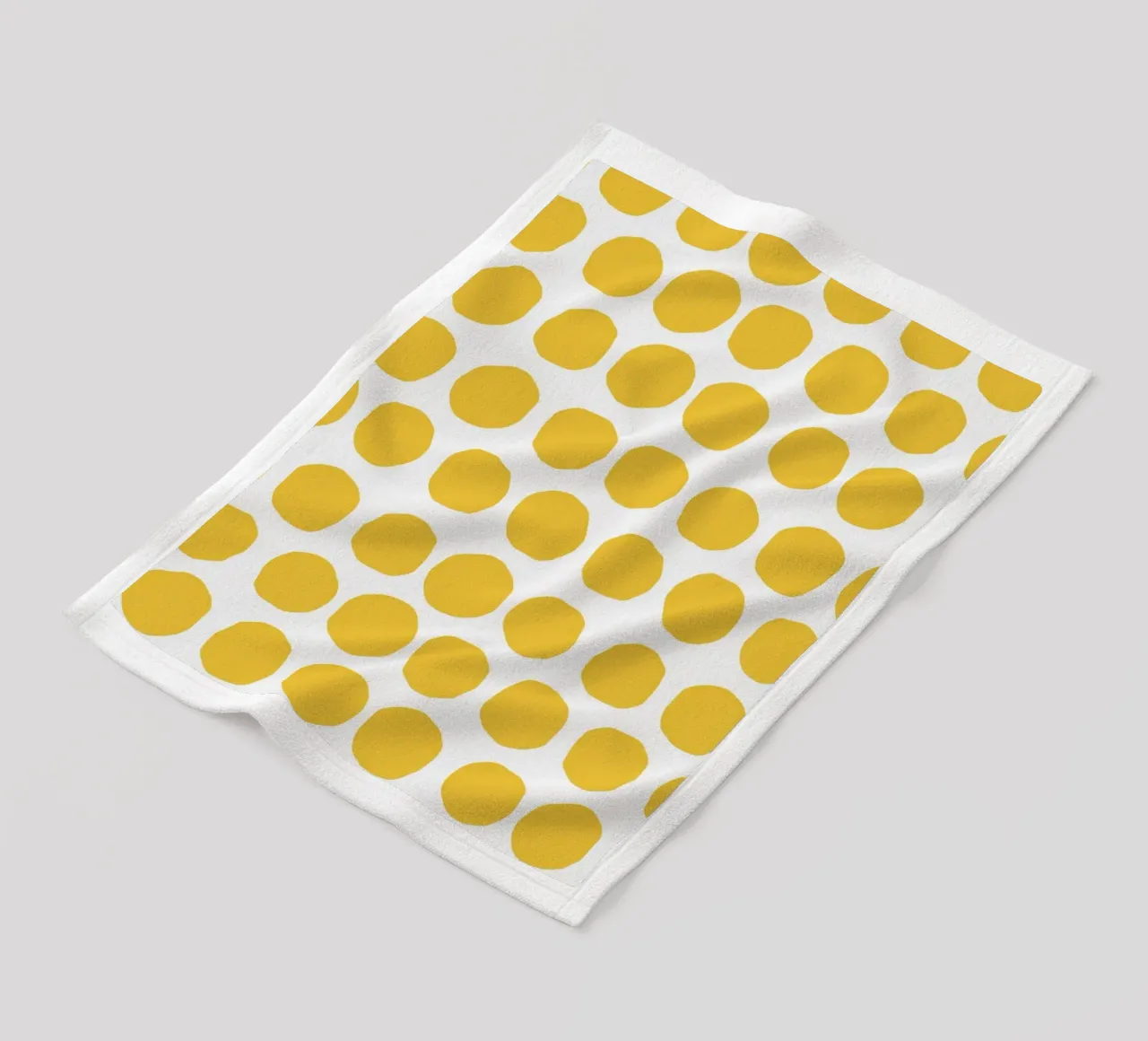 Yellow Dot Pattern fleecedeken van treechild